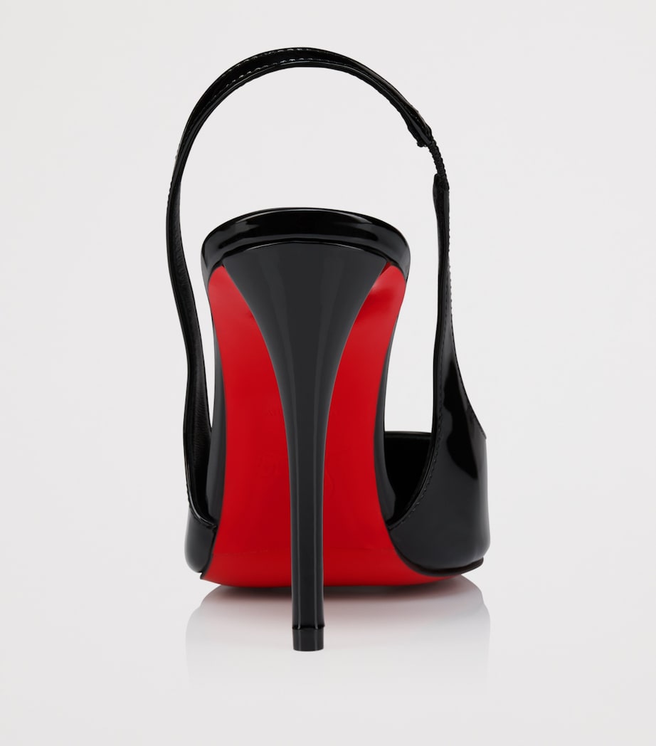 Miss Z Sling Patent Leather Slingback Pumps 100 B439 Image 4