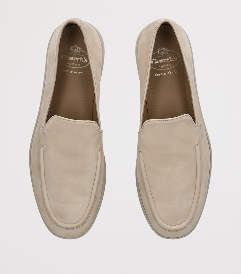 Church's Nubuck Suede Stanley Loafers Bone Image 3