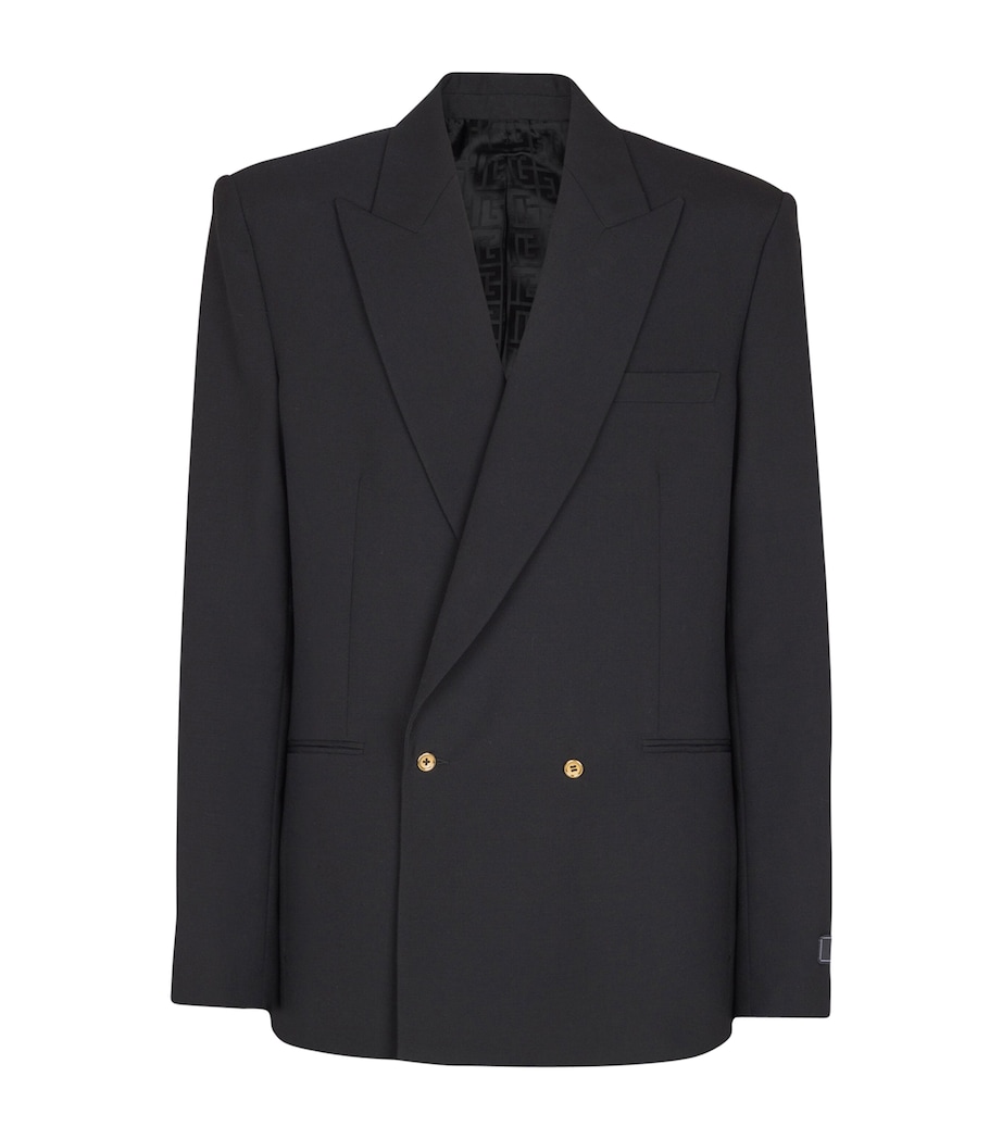 Wool 2-Button Blazer 0PA NOIR Image 1