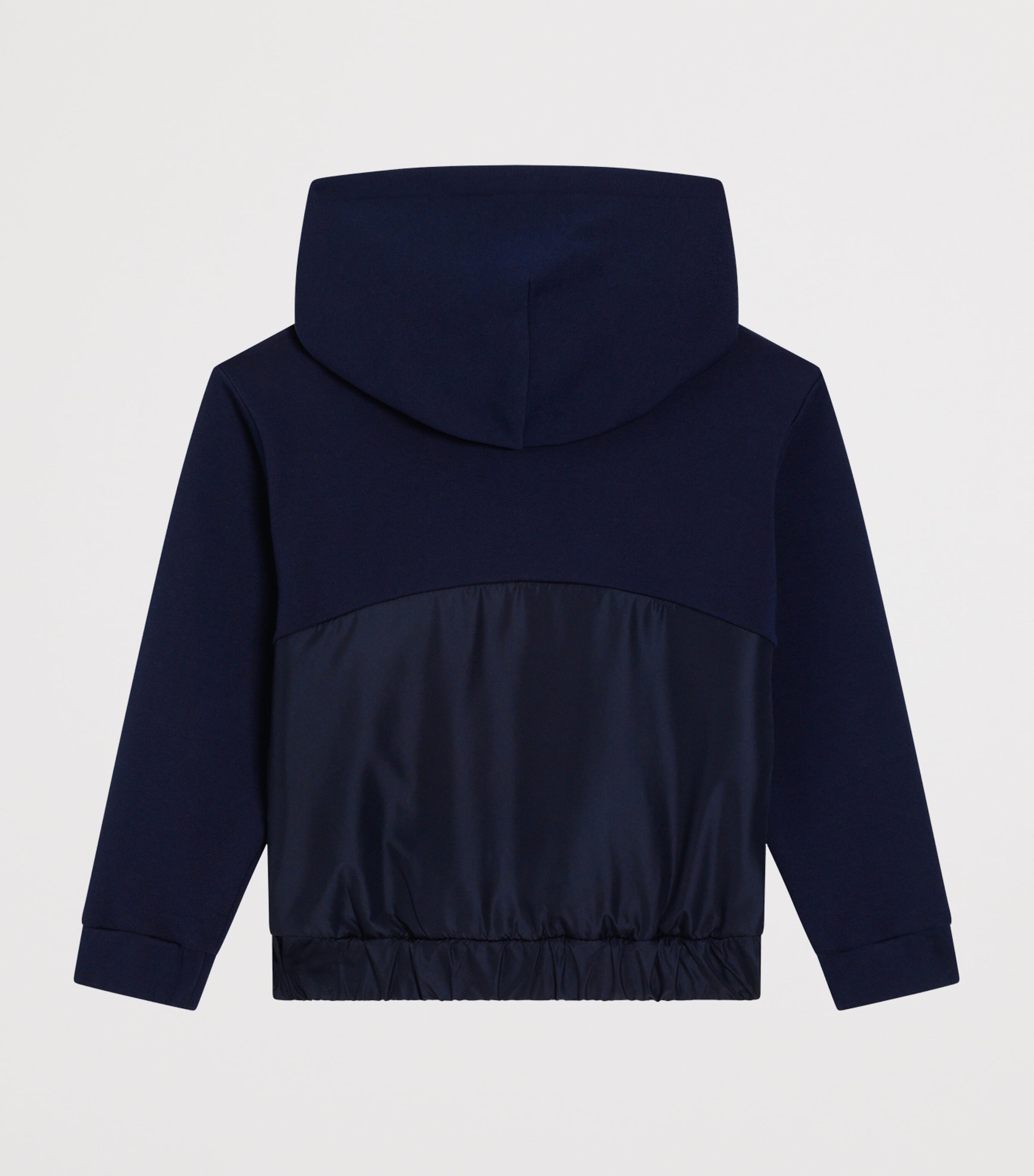 Cotton-Blend Logo Print Hoodie (8-12 Years) B3895-NAVY BLUE Image 2
