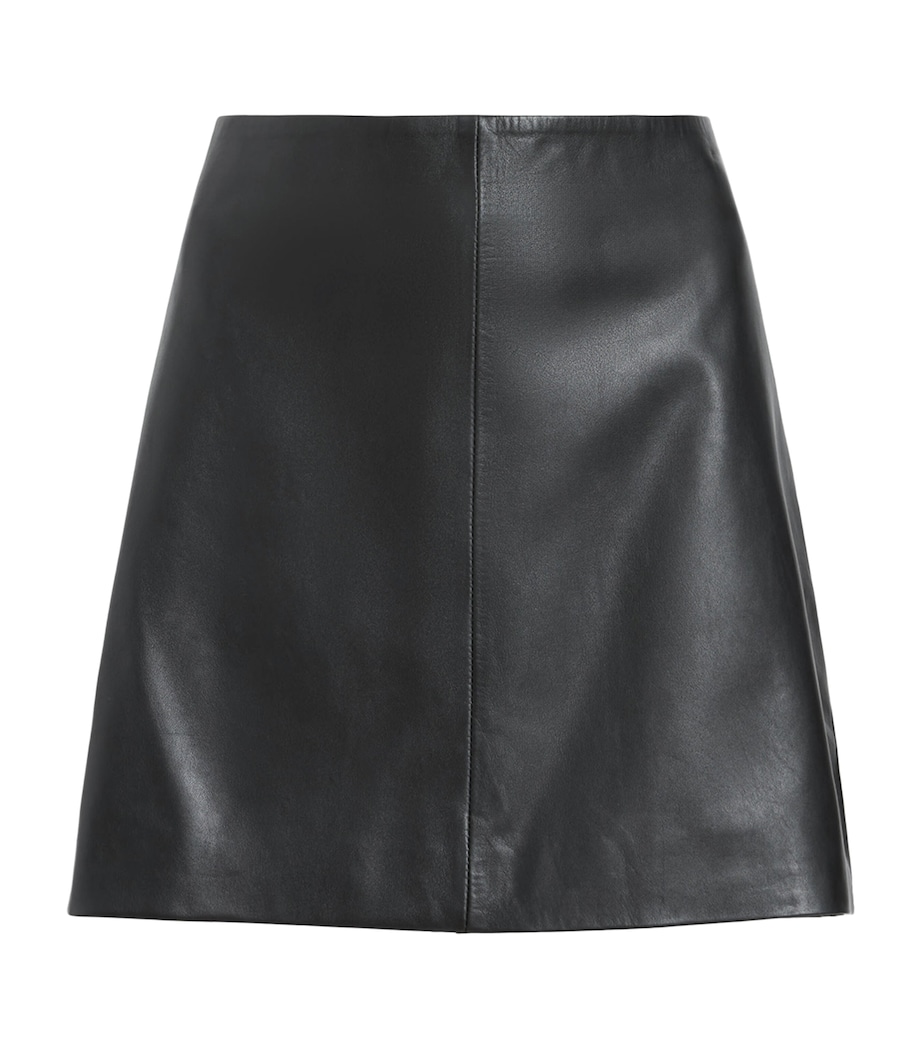 Leather Renai Mini Skirt BLACK Image 1