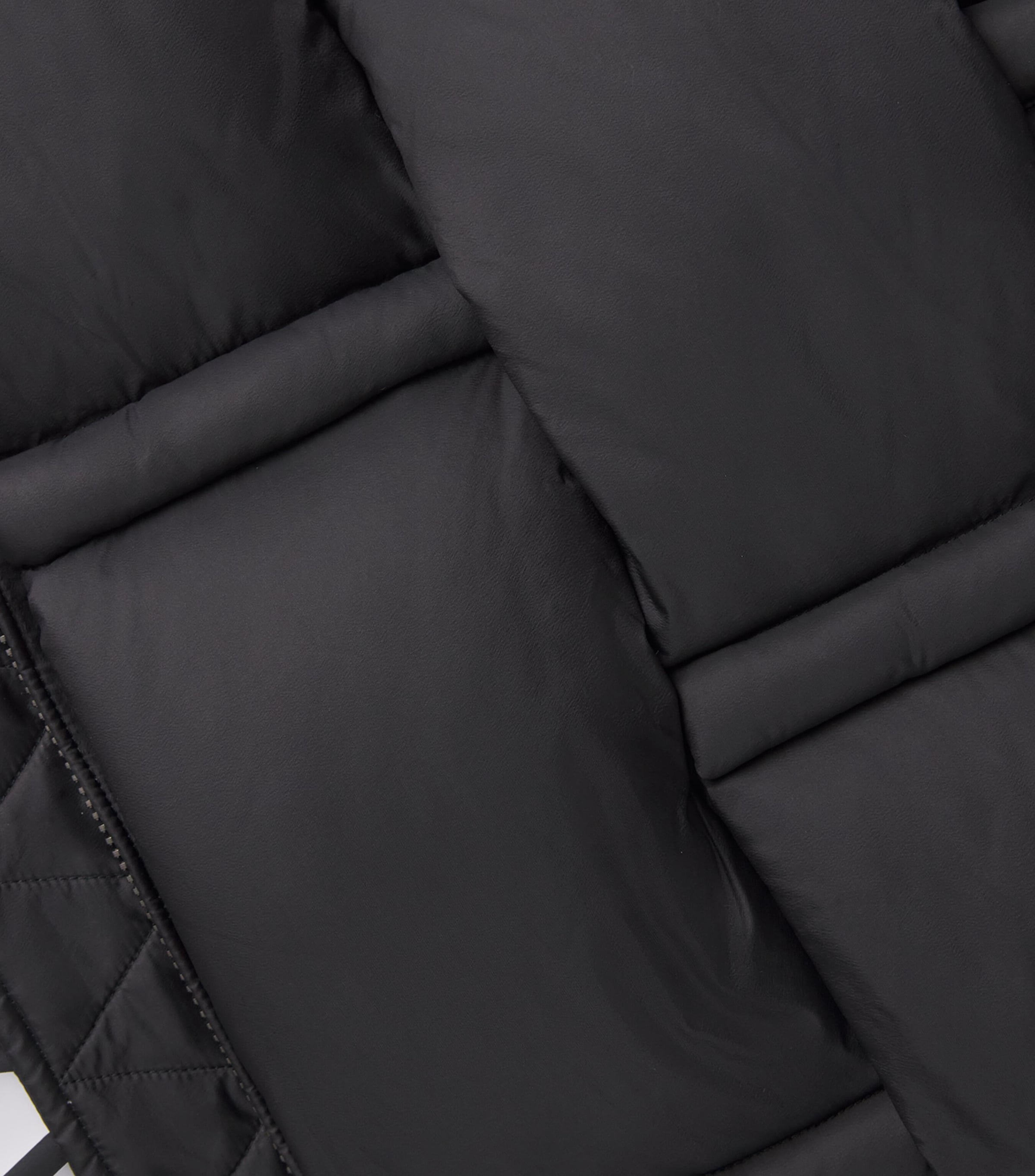 3D Down-Filled Angular Puffer Jacket 02 BLACK Image 5