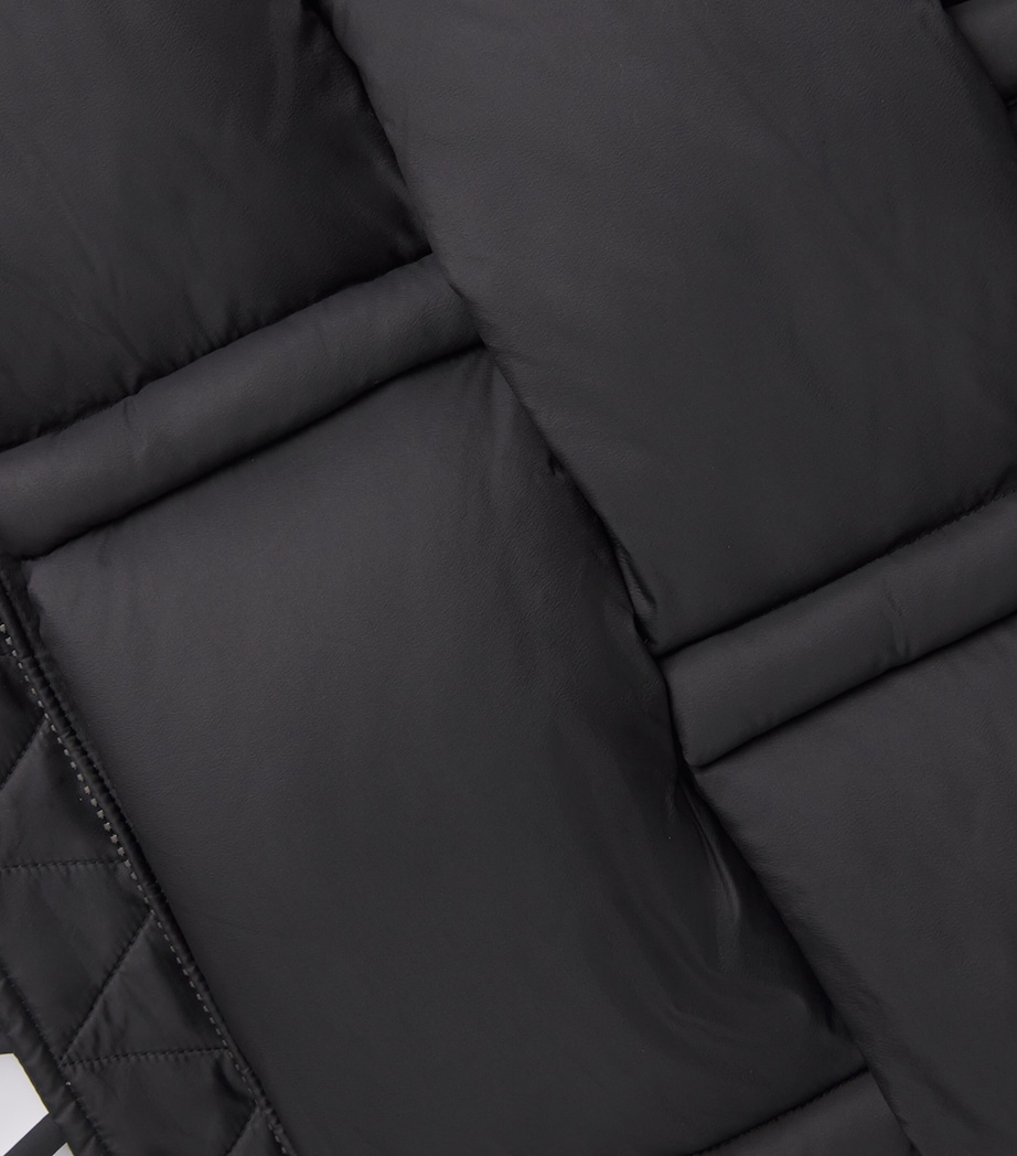 3D Down-Filled Angular Puffer Jacket 02 BLACK Image 5