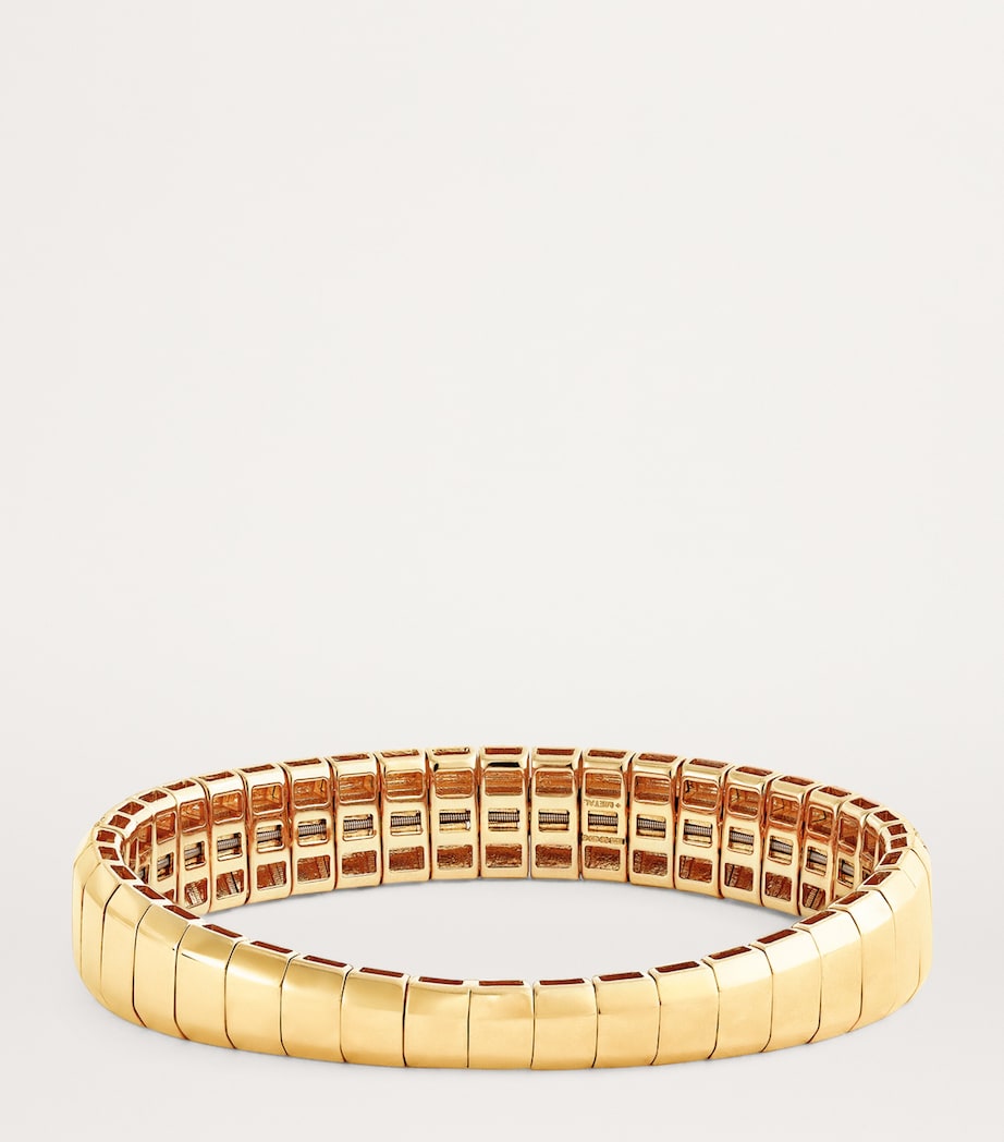 Rose Gold, Diamond and Sapphire Scales Stretch Bracelet ROSE GOLD Image 3