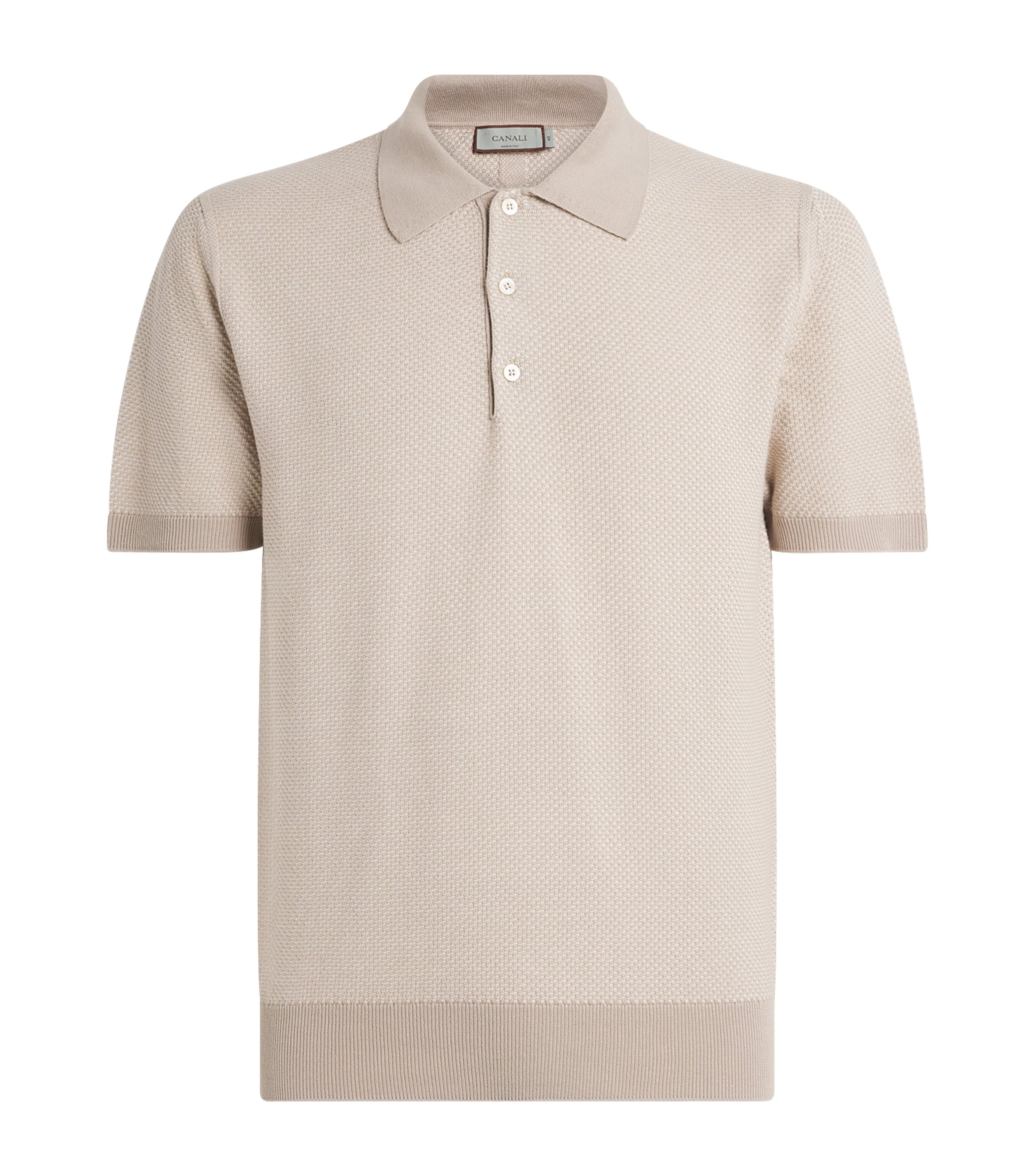 Cotton Knitted Polo Shirt 701 Image 1