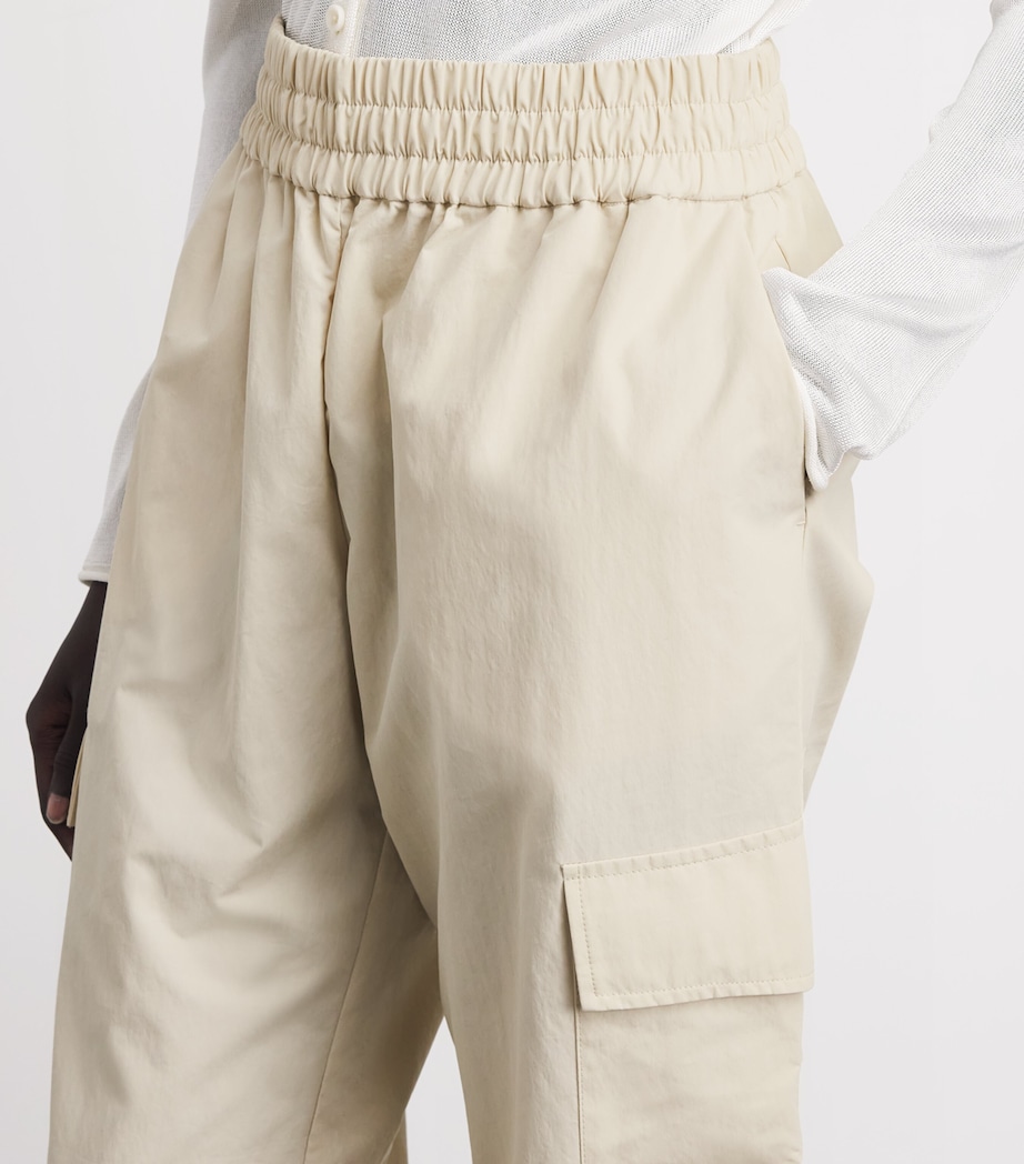 Stylein Womens Shea Cargo Trousers Cream Image 3