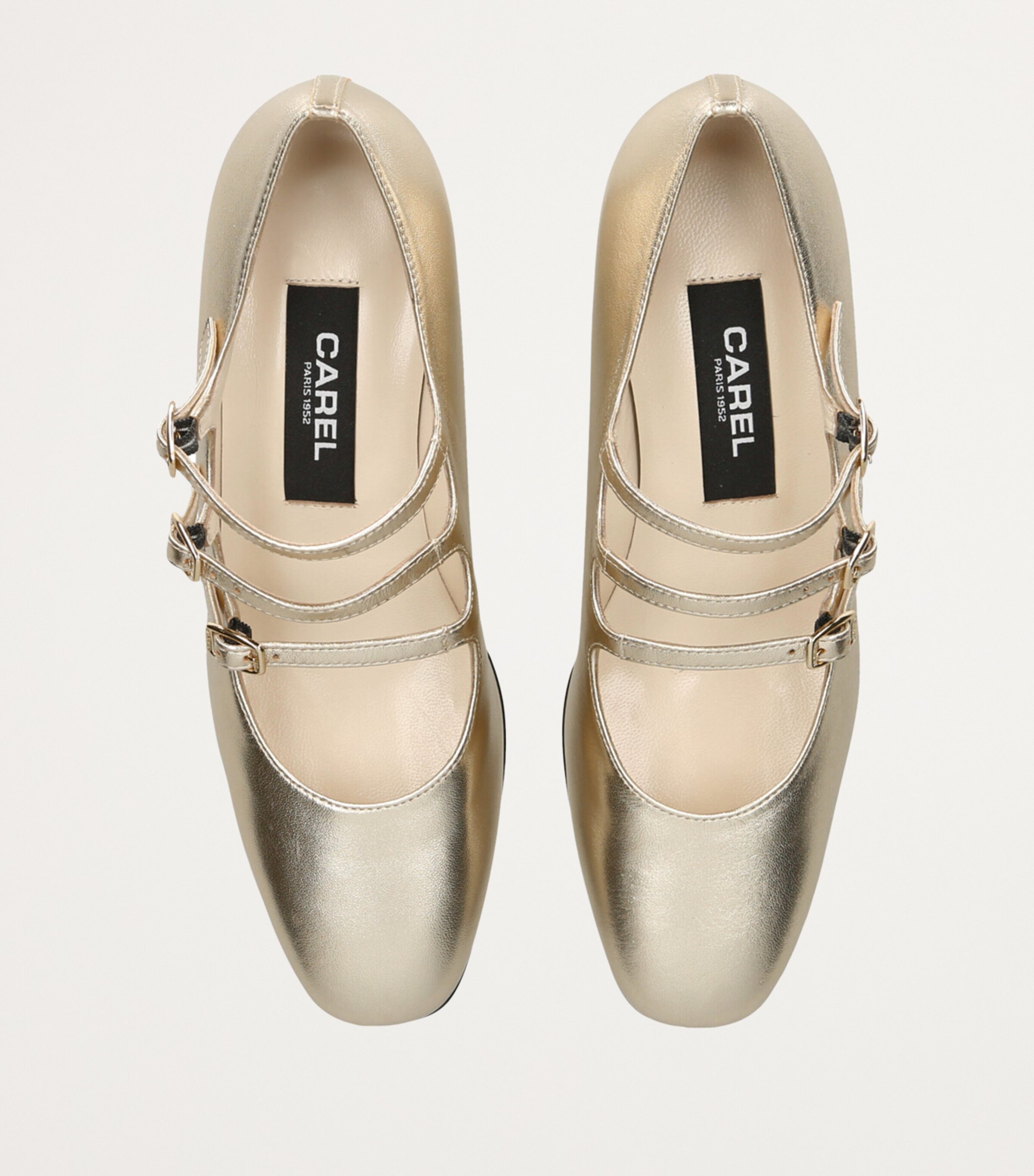 パンプス CAREL Kina F1 Pumps - Carel - Leather - Silver Carel Paris 40mm Kina F1 Leather Pumps | Silver | FARFETCH CH
