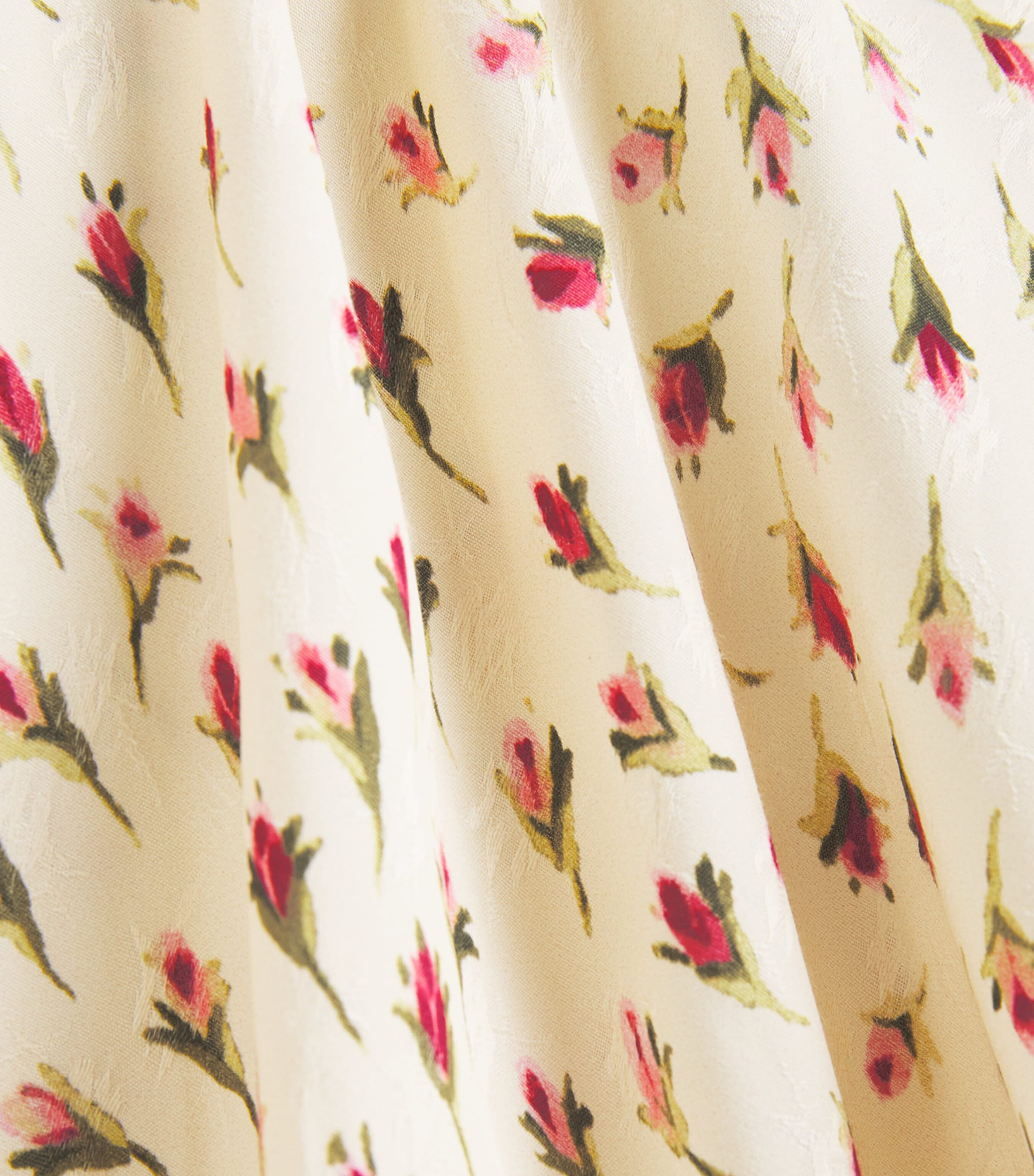 Sandro Paris Womens Floral Maxi Dress Butter / Pink Image 7