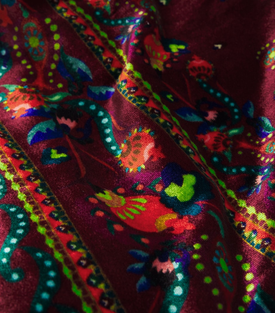 Velvet Budapest Trail Print Domino Midi Dress 2397/39-BDA TRL PLMT Image 5