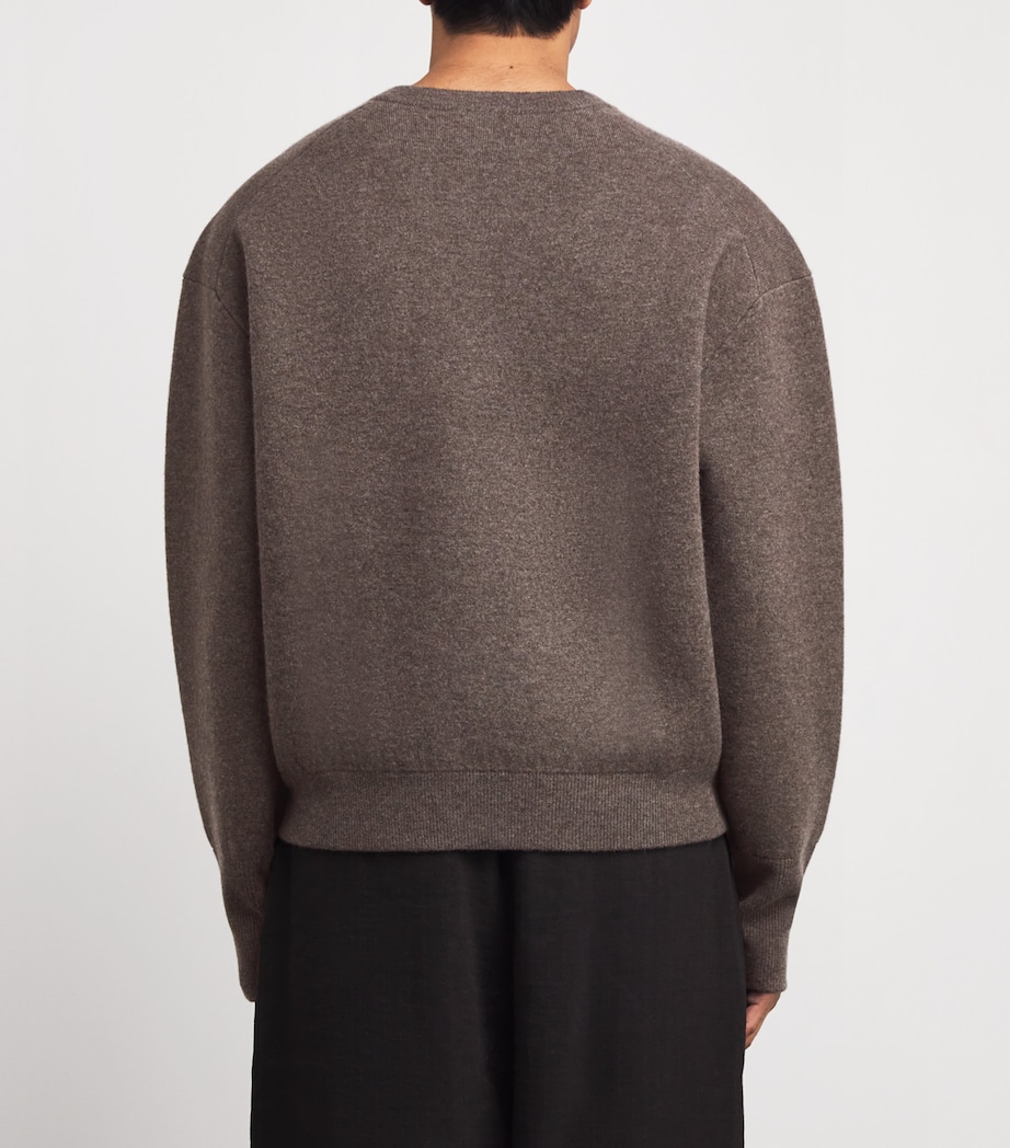 Wool-Cashmere V-Neck Sweater MOUSE Image 4