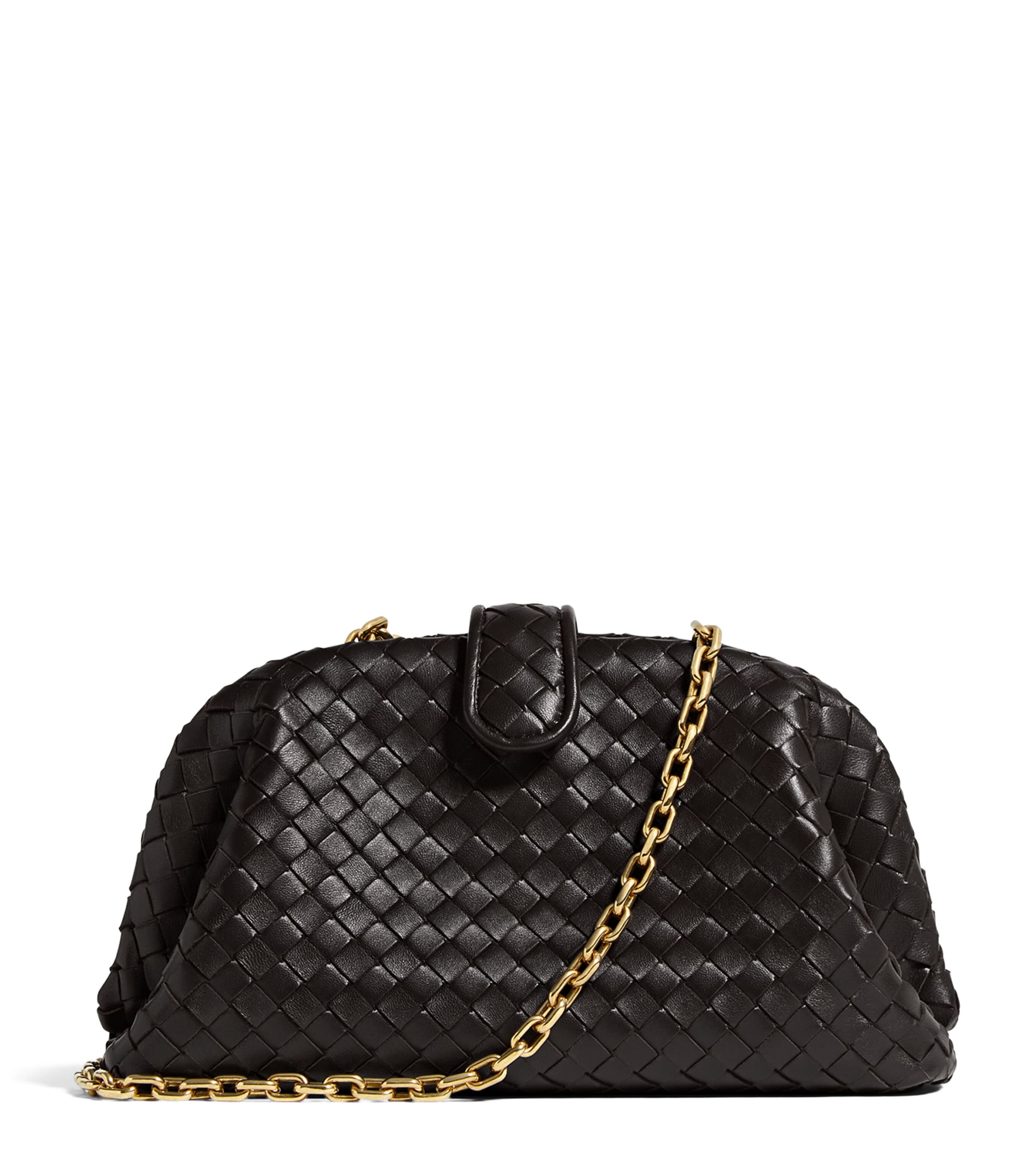 Bottega Veneta Small Leather Lauren 1980 Clutch Bag Image 1