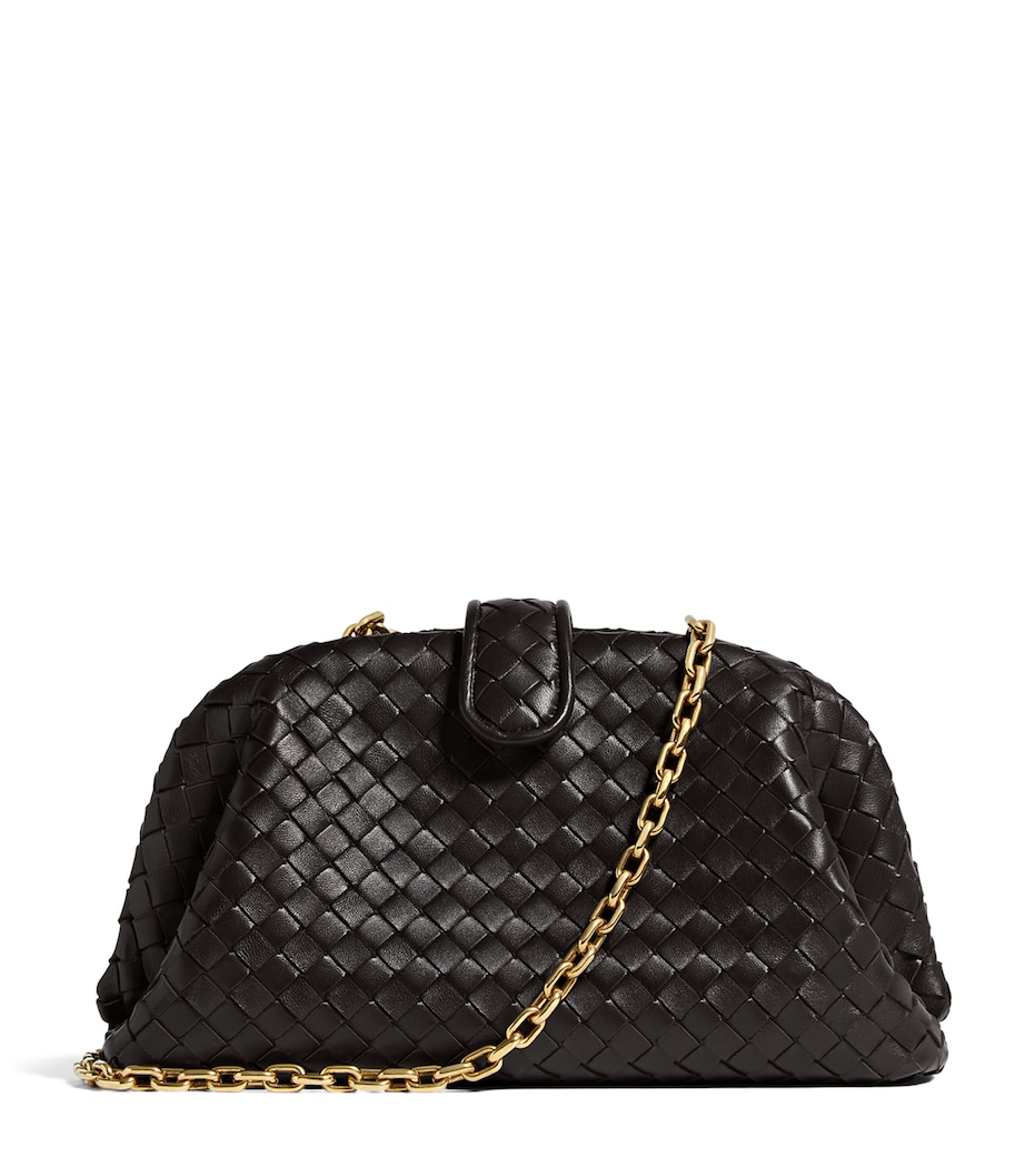 Bottega Veneta Small Leather Lauren 1980 Clutch Bag Image 1