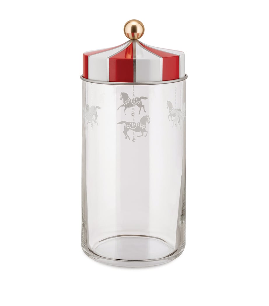 Alessi Glass Circus Jar Image 1