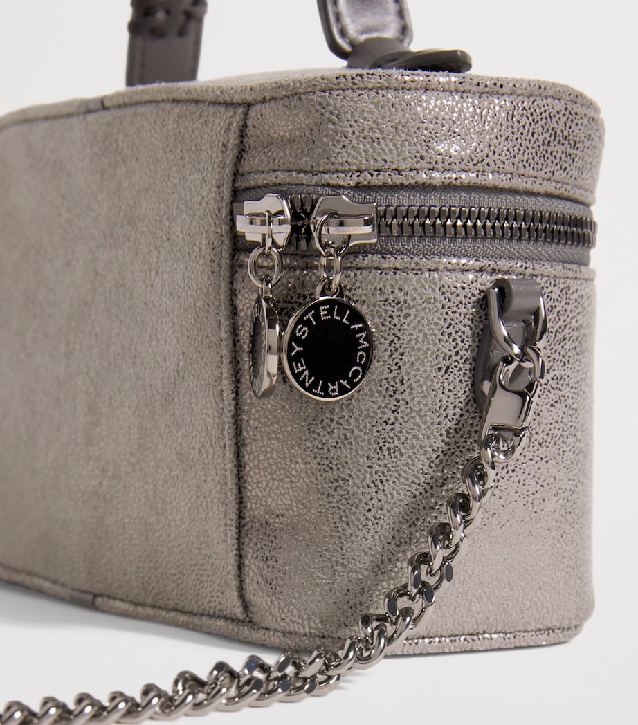 Metallic Falabella Cosmetic Case 1113 STEEL GREY Image 6