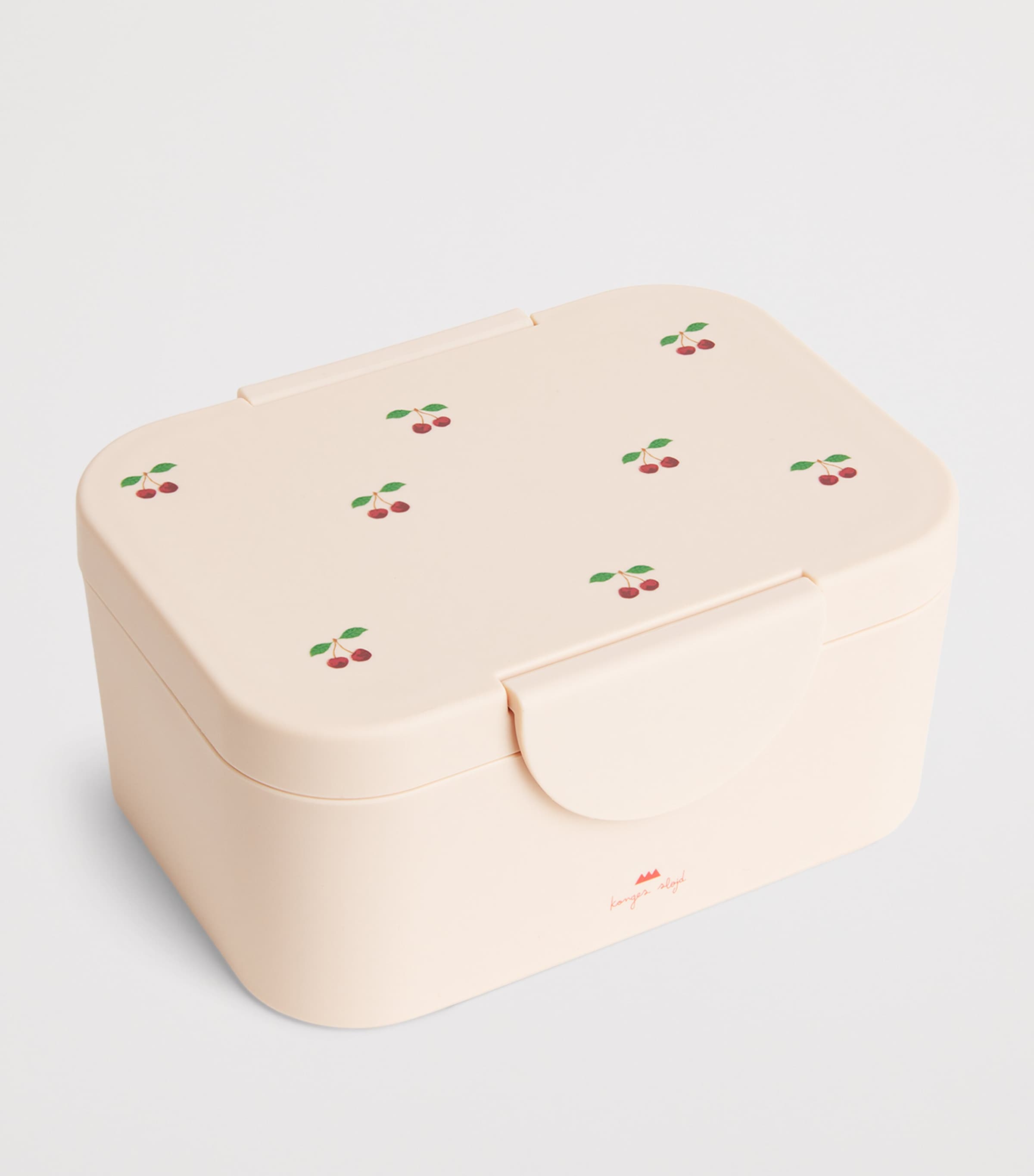 KONGES SLOJD Cherry Print Lunch Box Blush Image 2