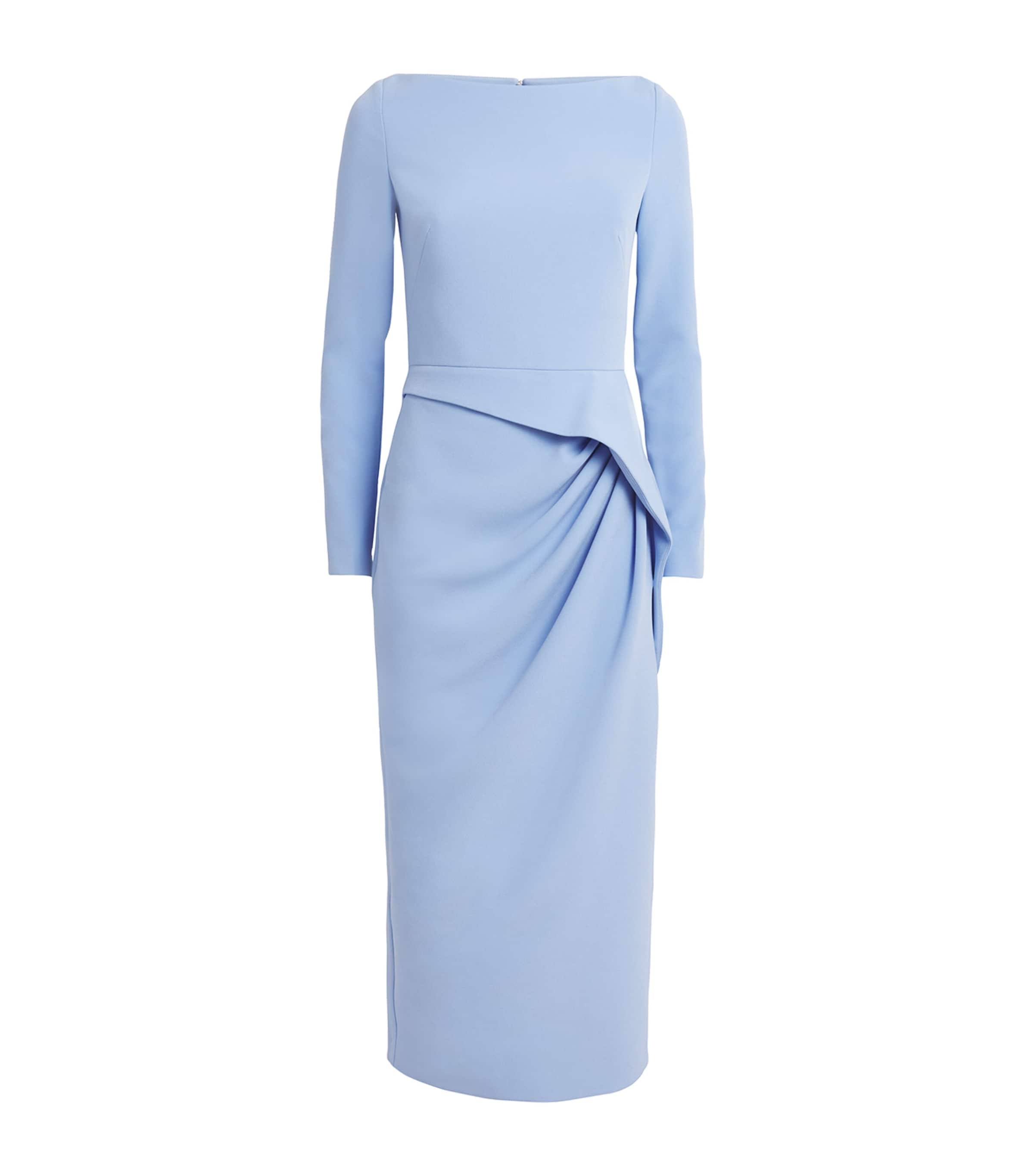 Safiyaa Craina Midi Dress In Blue