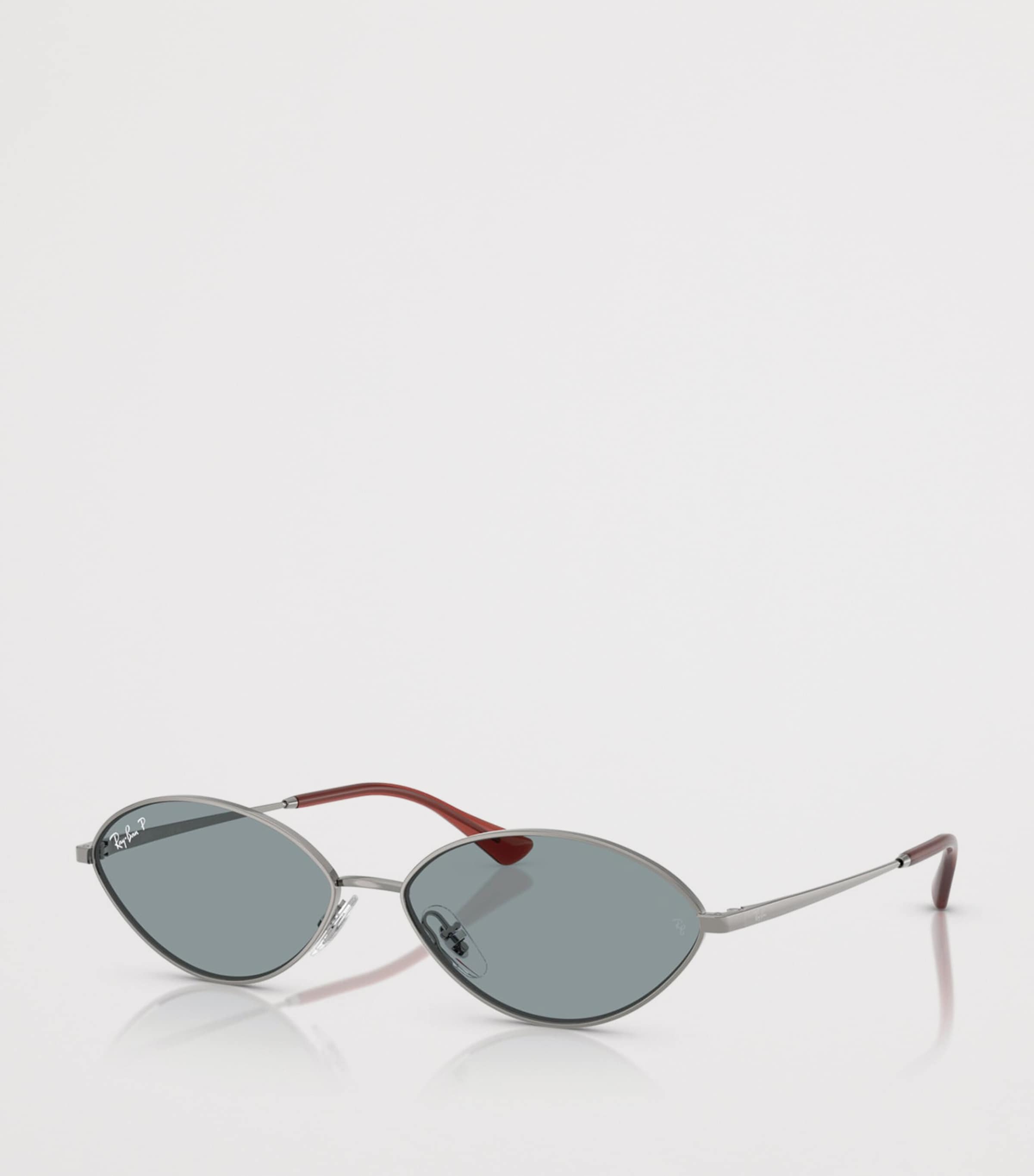 Ray-Ban RB3757 Kai Bio-Based Oval Sunglasses Grey Image 2