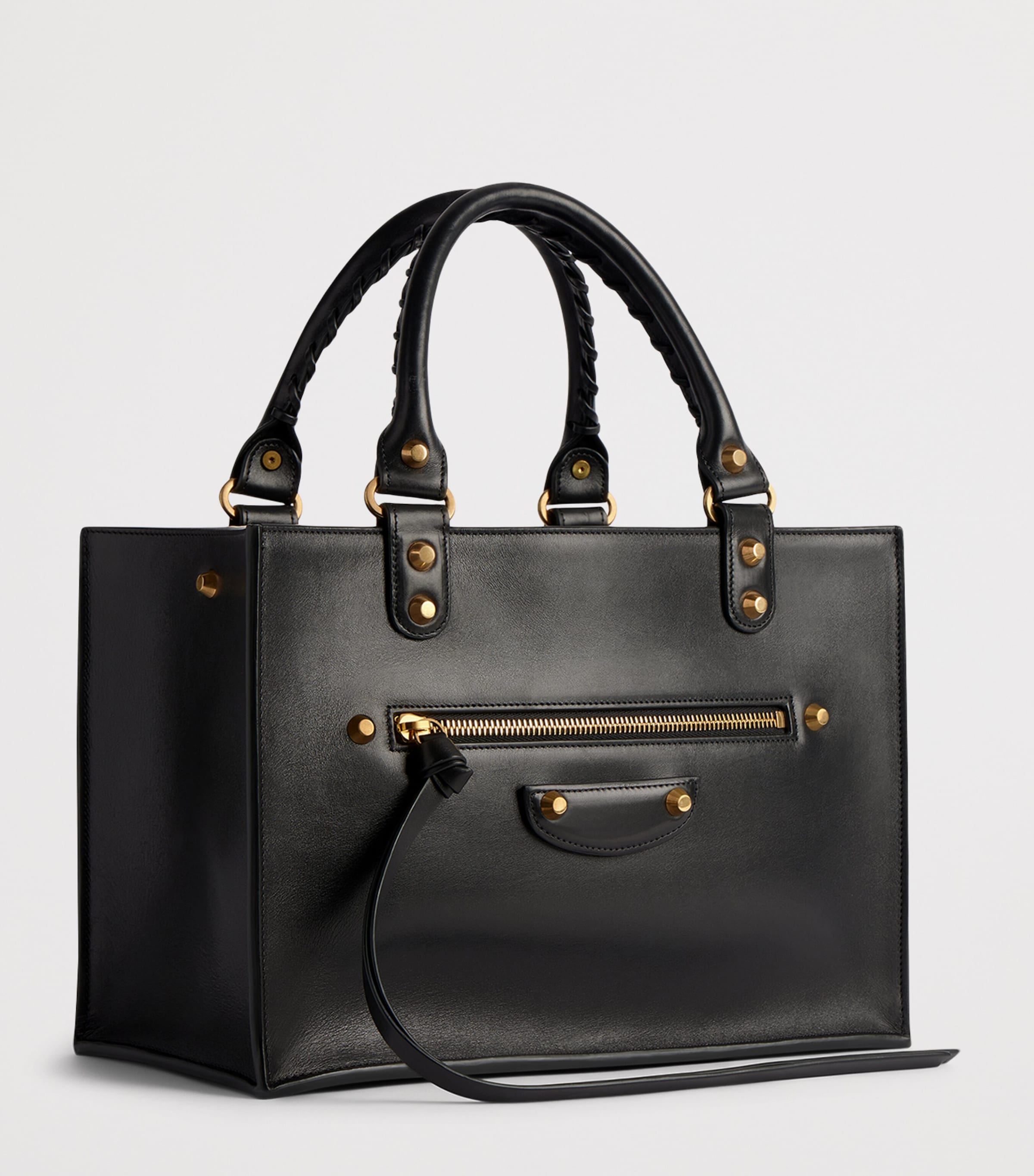 Balenciaga Medium Leather Le City Tote Bag Image 4