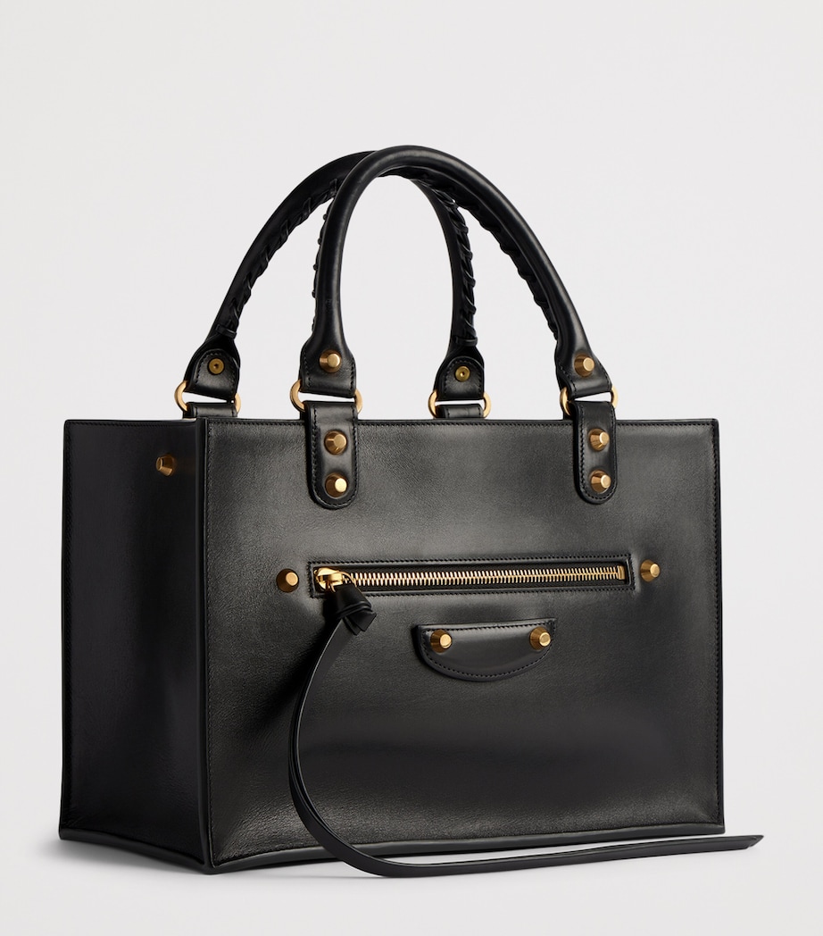 Balenciaga Medium Leather Le City Tote Bag Image 4
