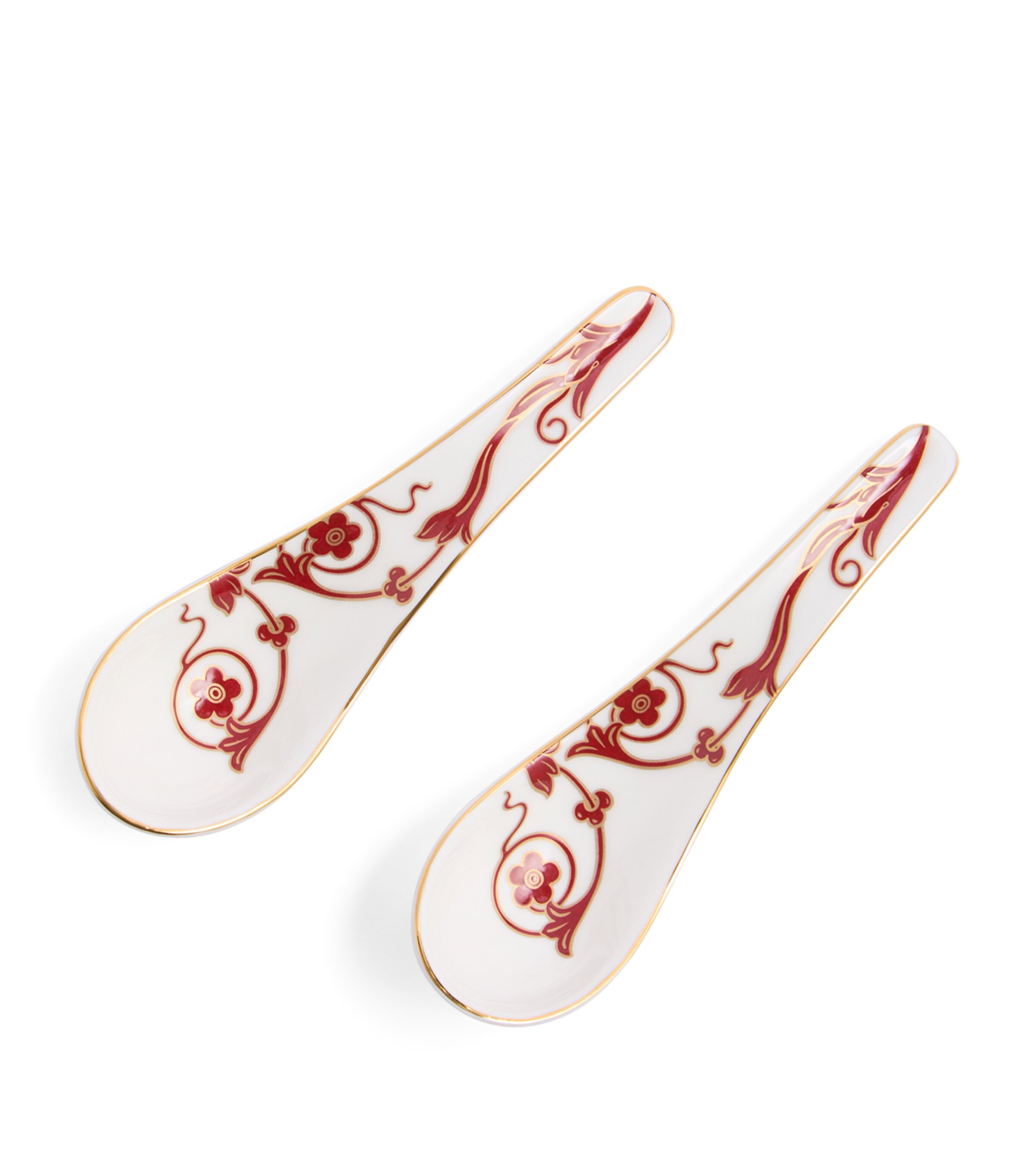 Wedgwood Set of 2 Soup Spoons Red Image 3