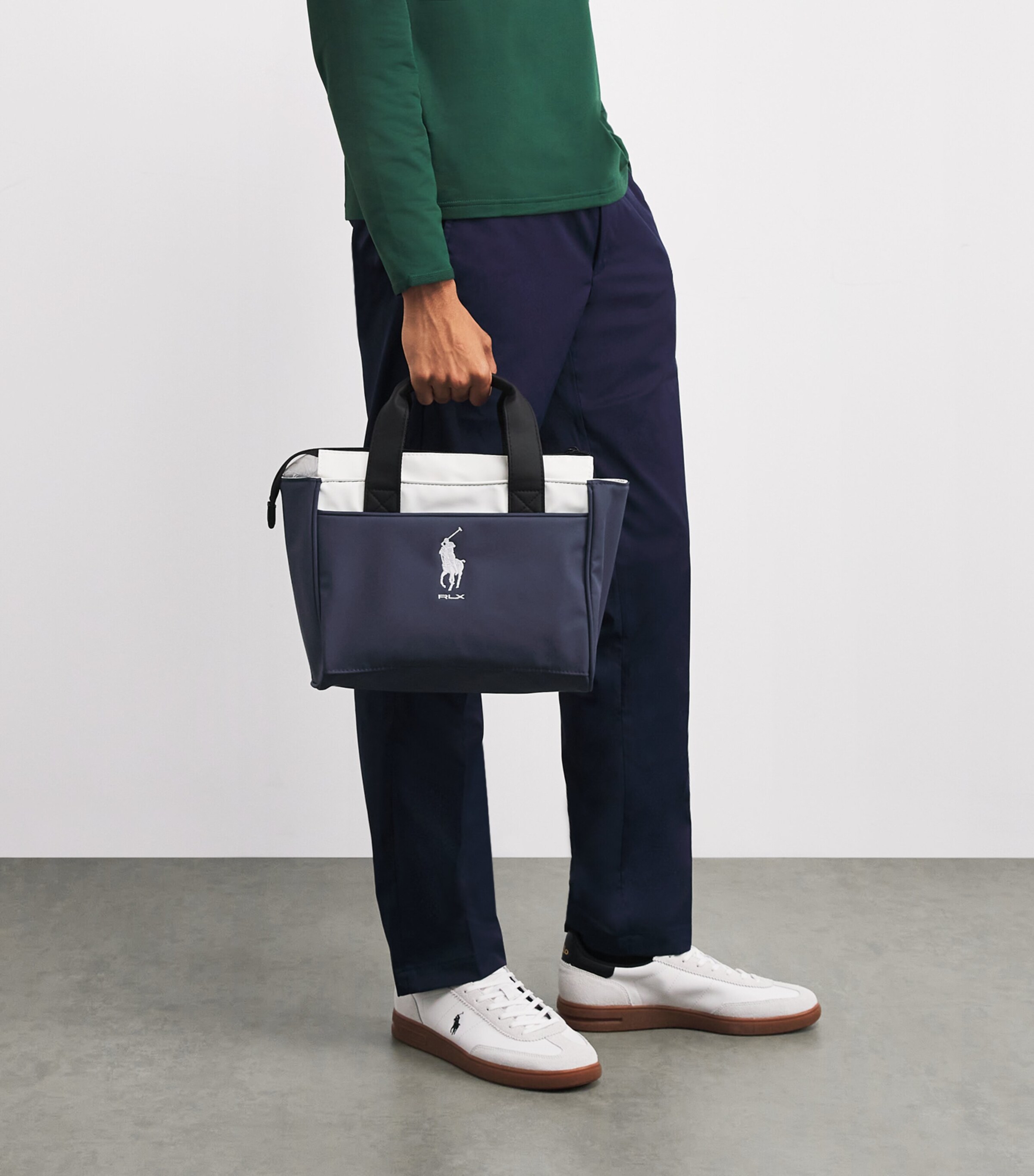 Logo Golf Tote Bag NAVY/WHITE Image 2