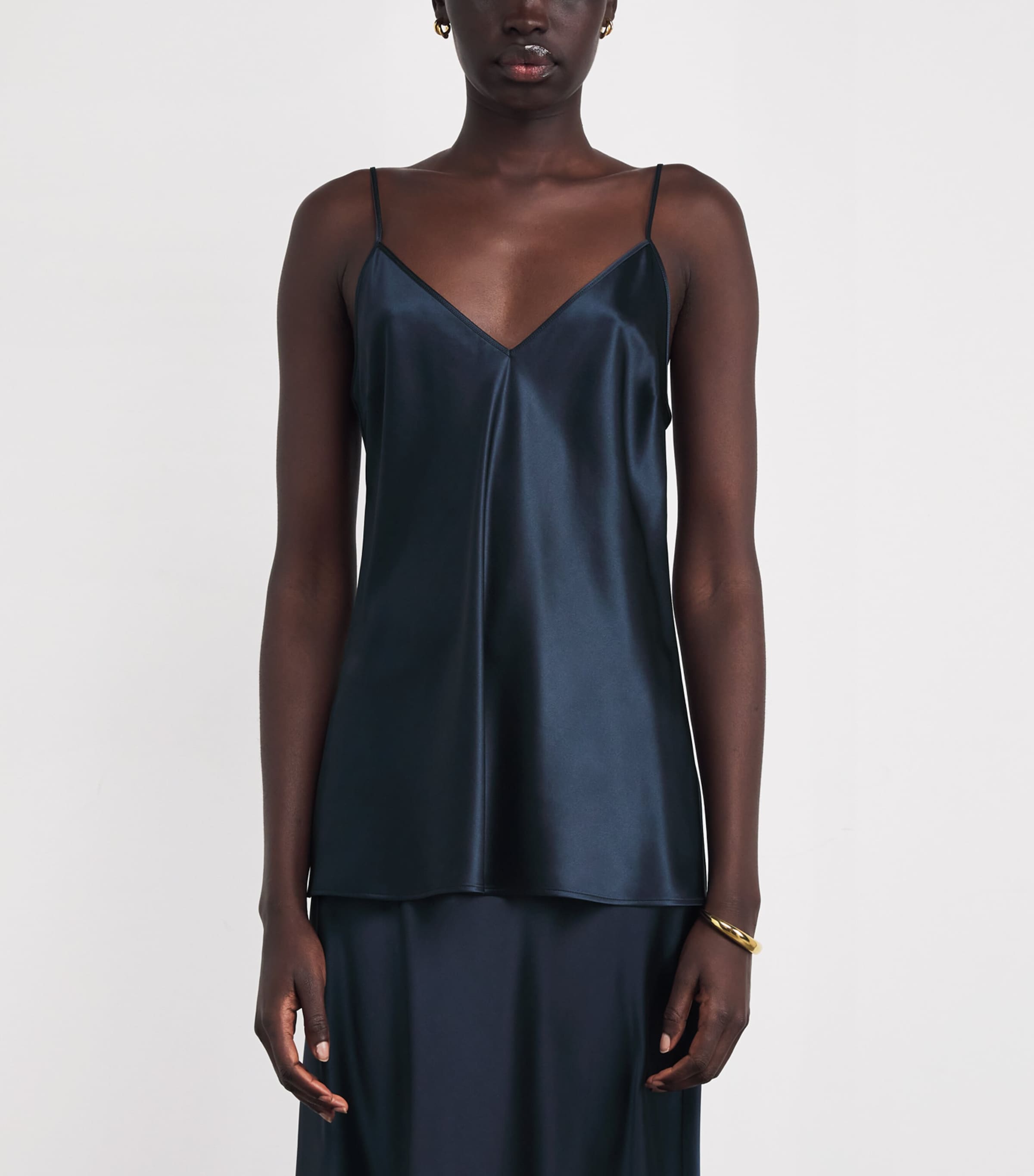 Joseph Womens Satin Sleeveless Top Indigo Image 3