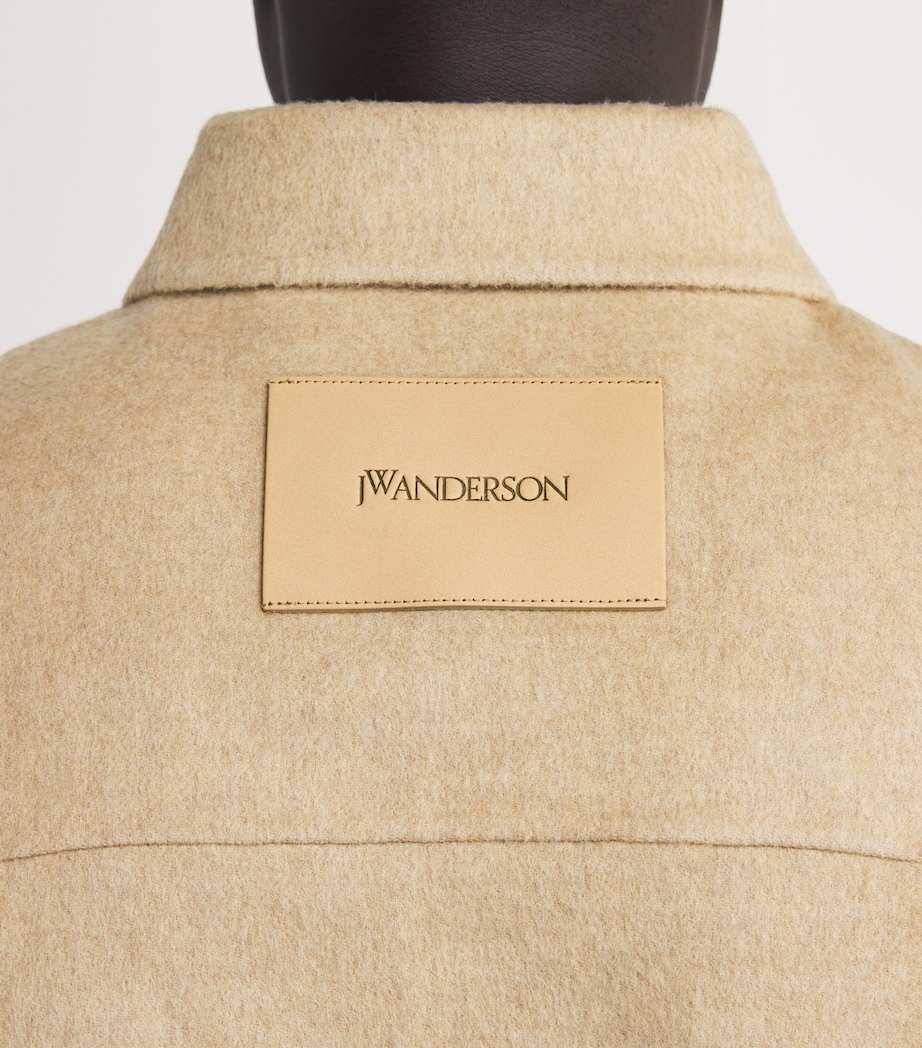 Oversized Wool Shirt Jacket CLAY MELANGE Image 6