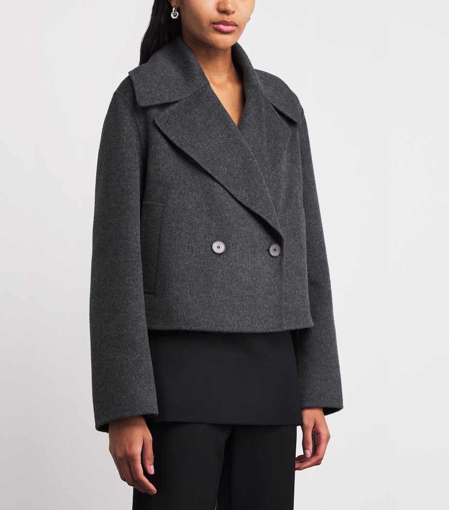 Cashmere Delano Coat SMOKE Image 3