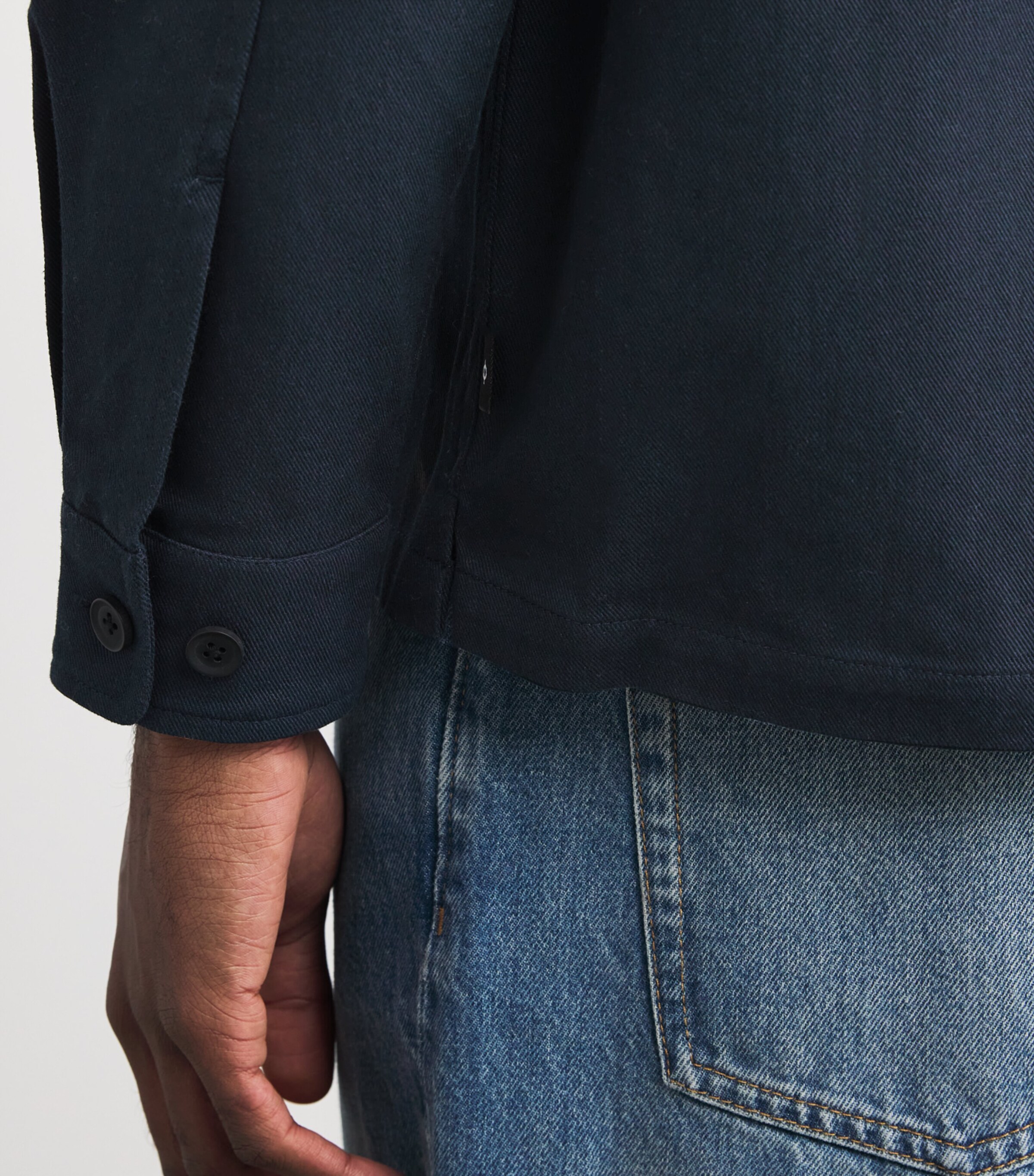 Organic Cotton-Linen Sadomon Overshirt SALUTE Image 6