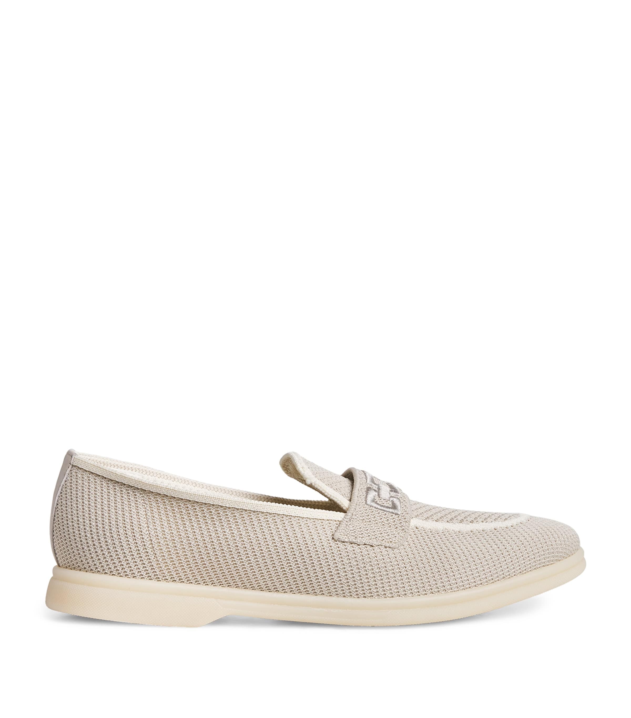 Shop Eleventy Knit Moccasins