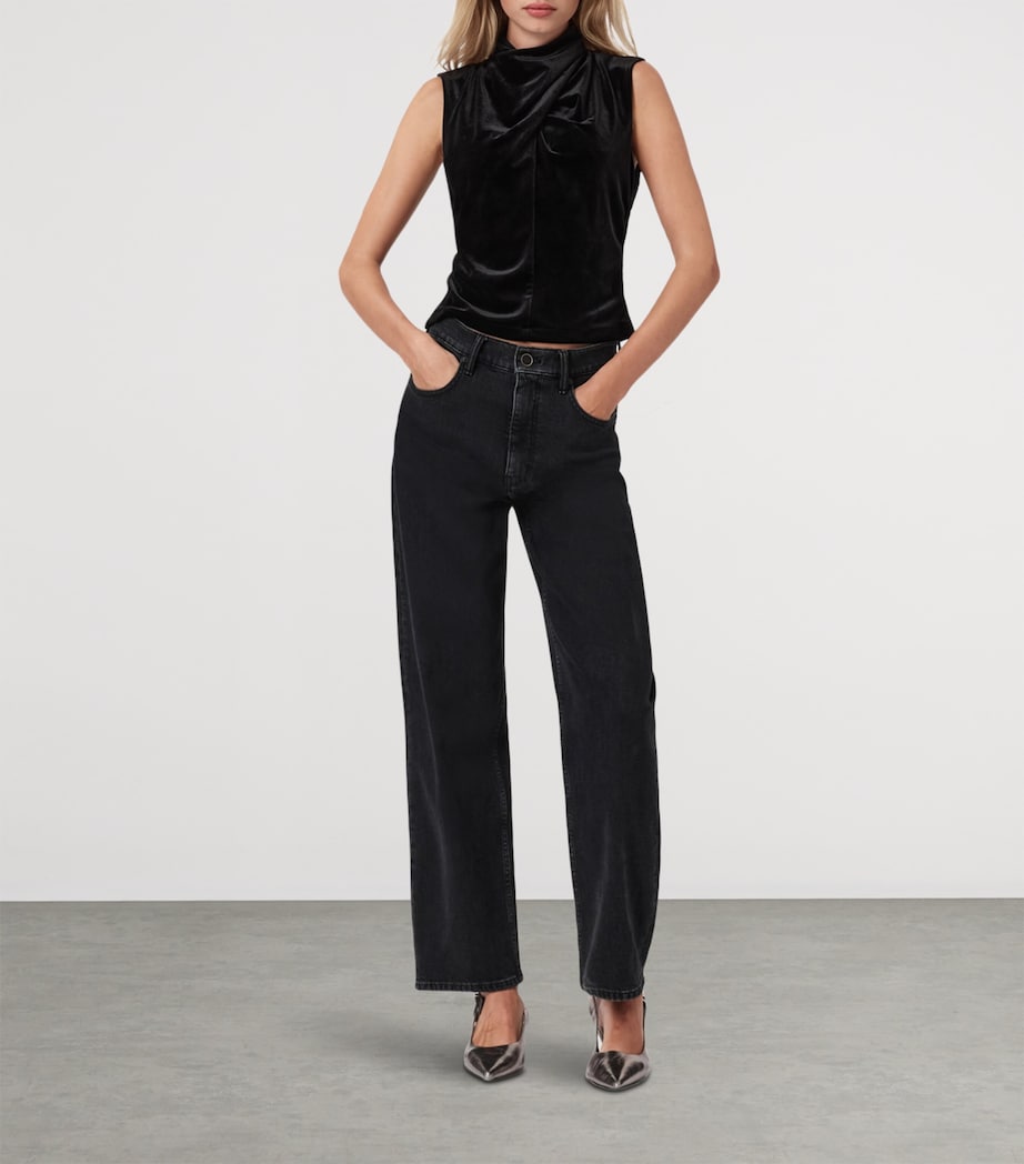 Velvet Tia Tank Top BLACK Image 2