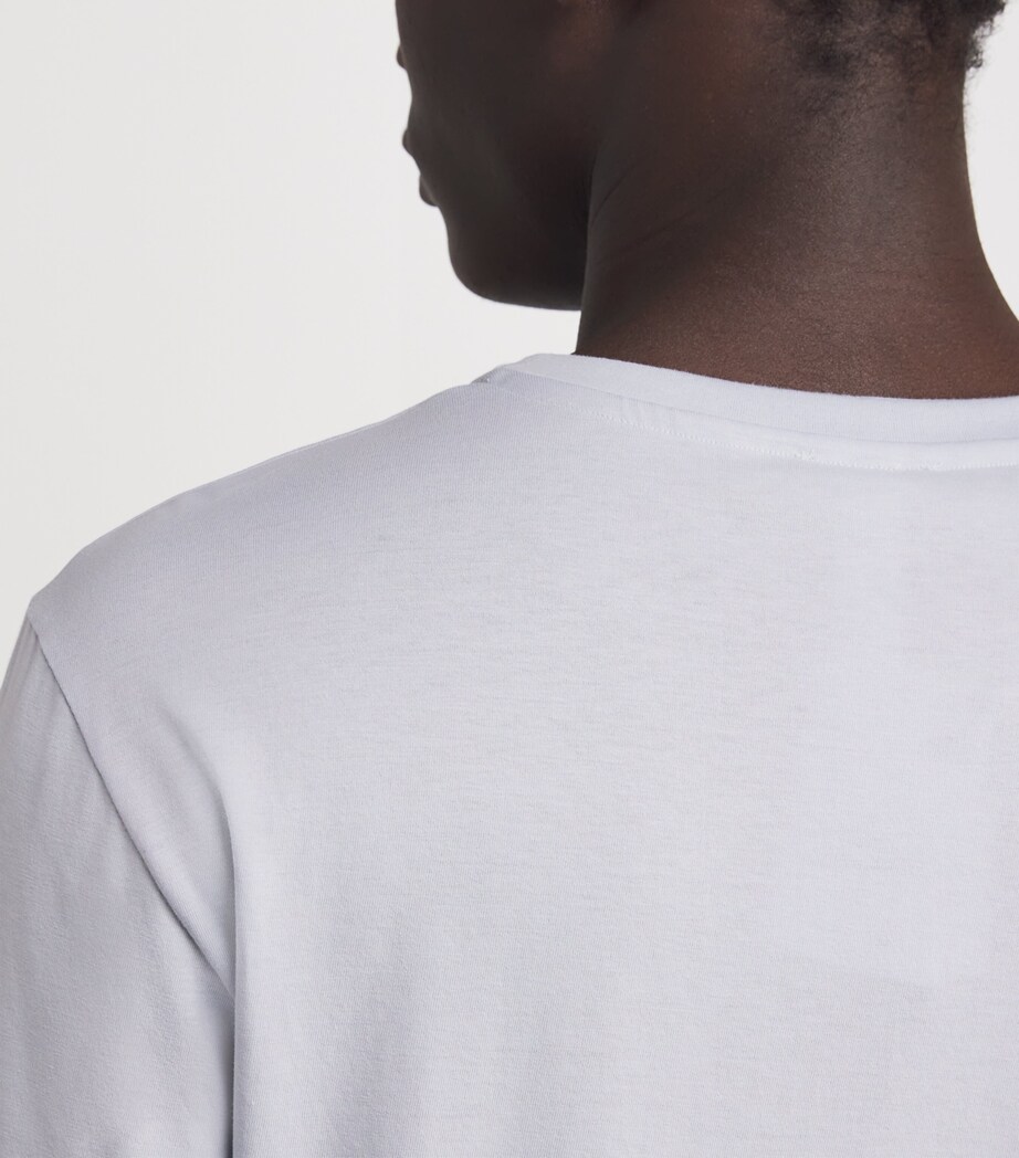 Cotton Living Long-Sleeve T-Shirt 2125 WHITE TOPAZ Image 7