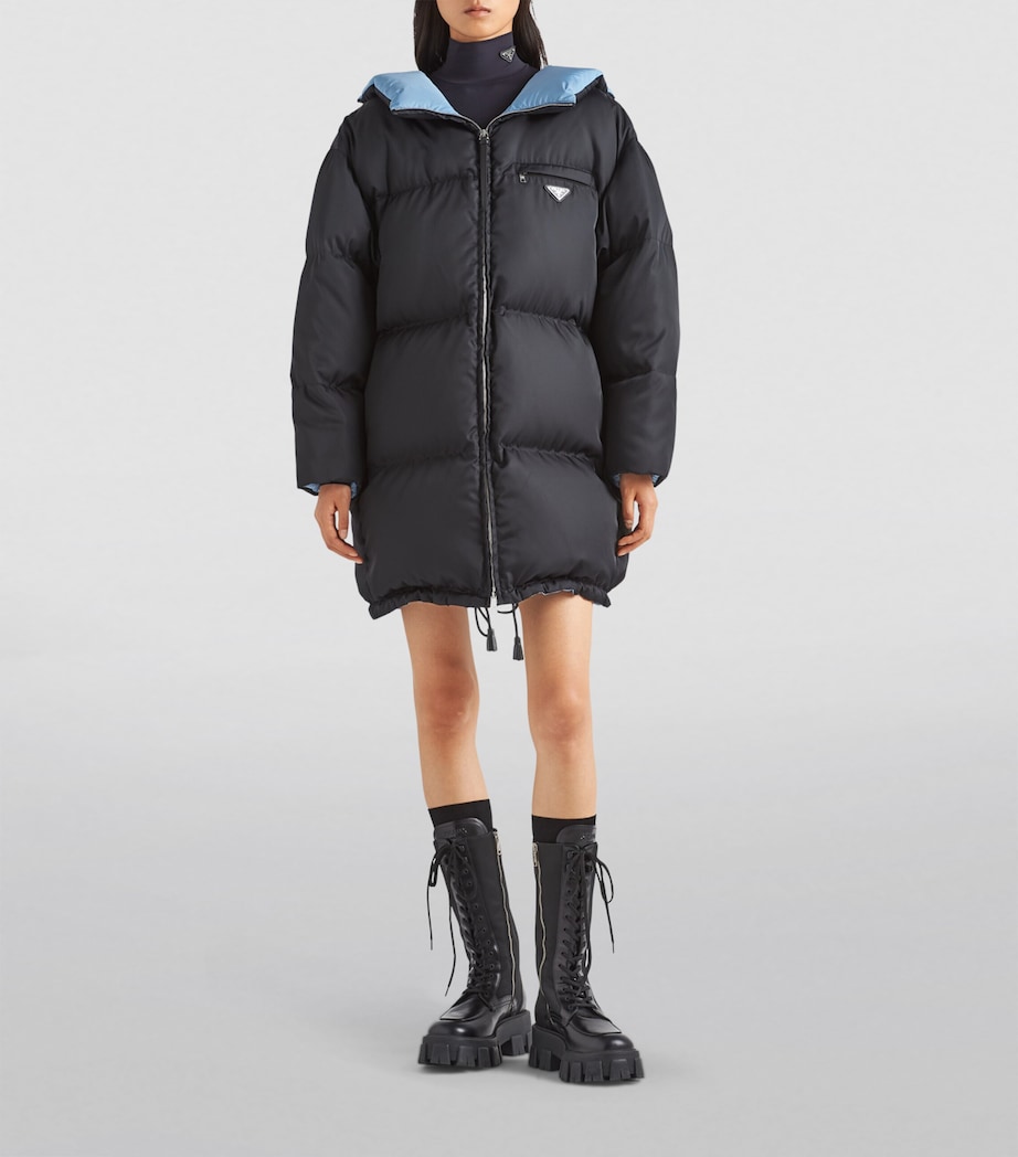 Collared Puffer Jacket F0002 Image 2