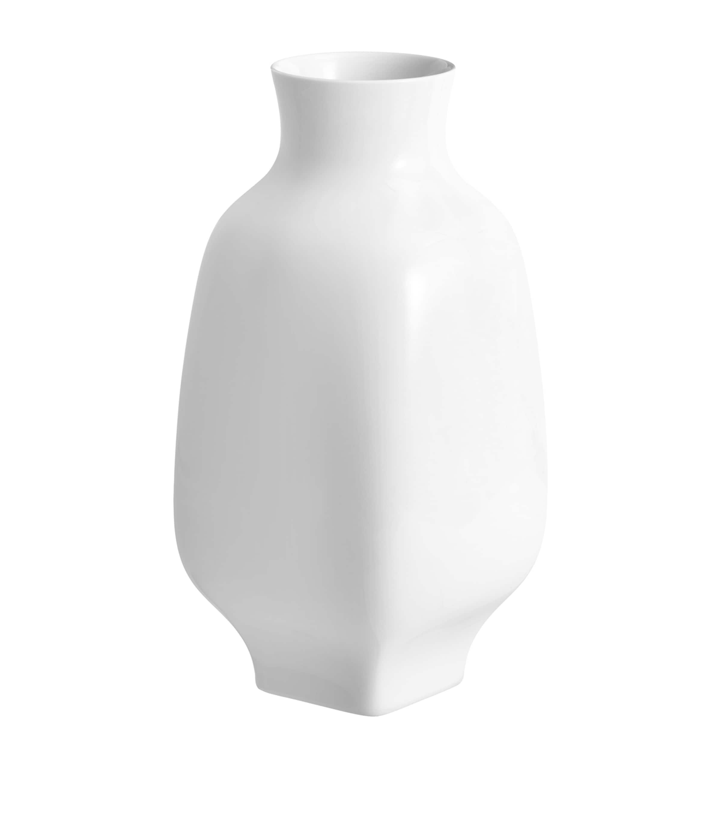 Meissen Large Porcelain Nova Vase In White