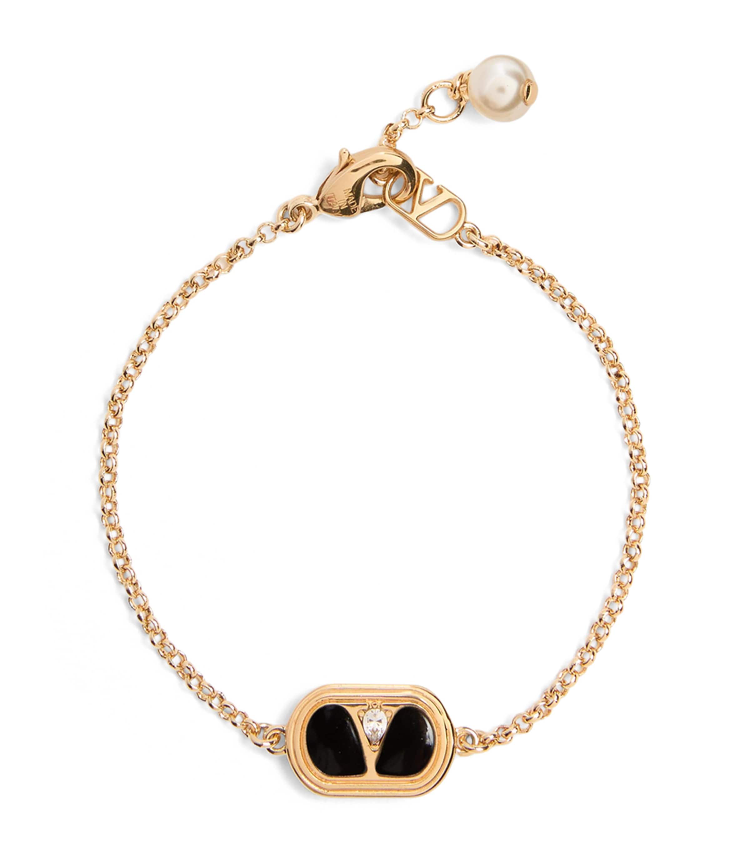 Valentino Garavani Ovalette VLogo Signature Bracelet