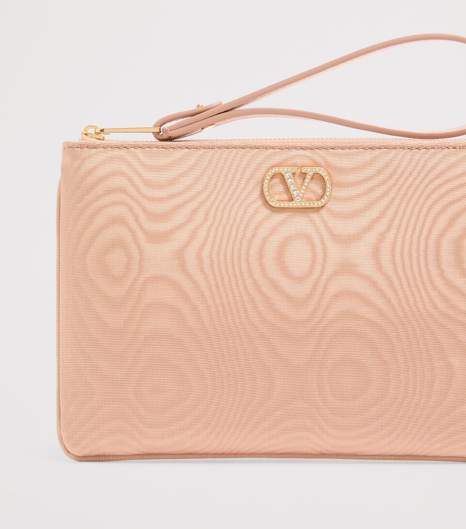 Valentino Garavani Small Moiré Pouch Image 6