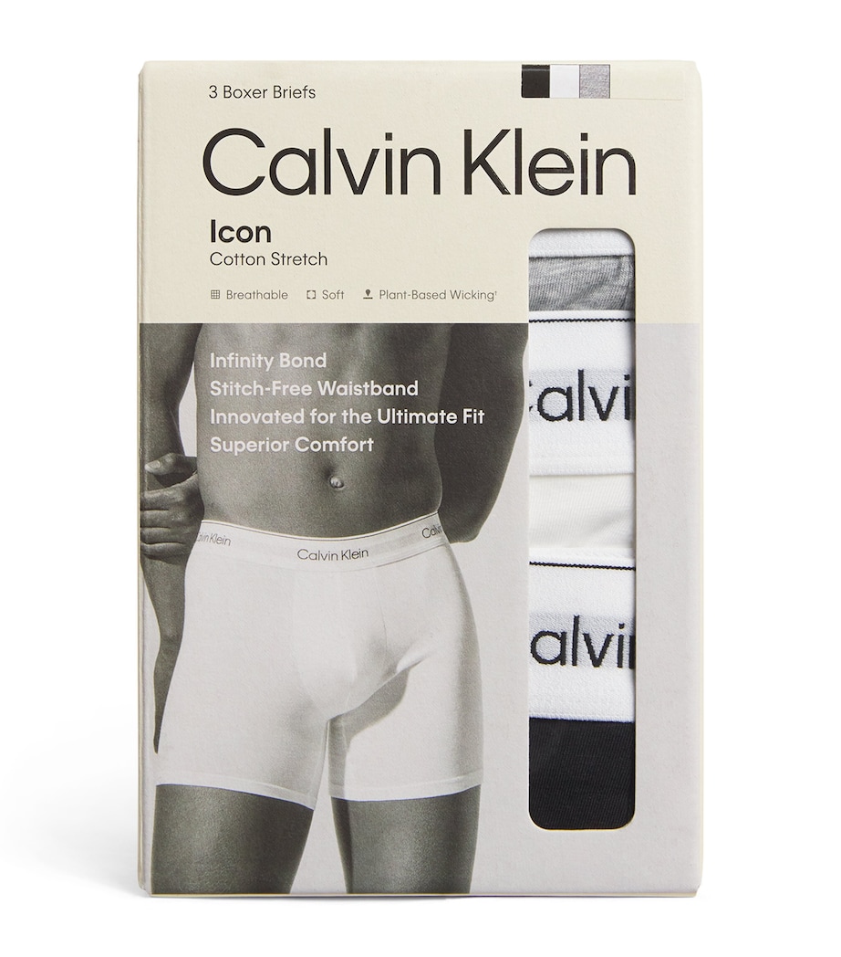 Stretch-Cotton Trunks (Pack of 3) MP1-MULTI Image 4