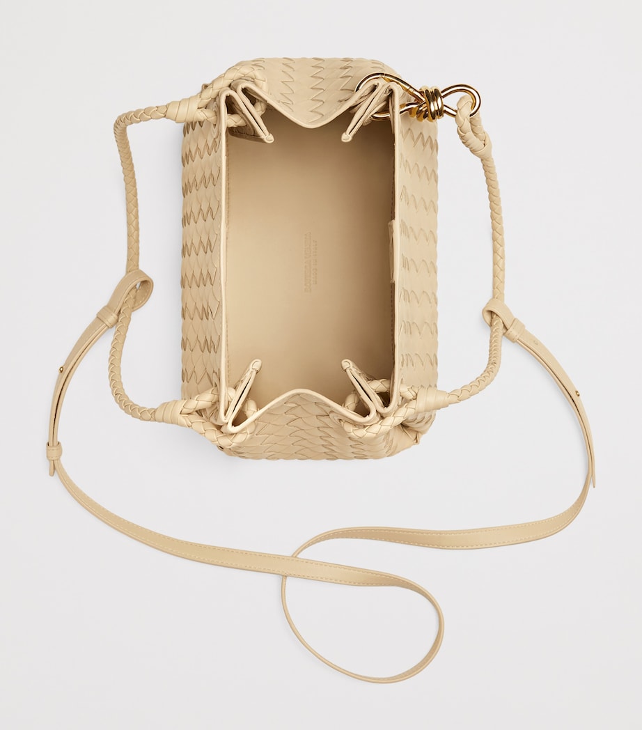 Intrecciato Leather Parachute Shoulder Bag 9712 Image 2