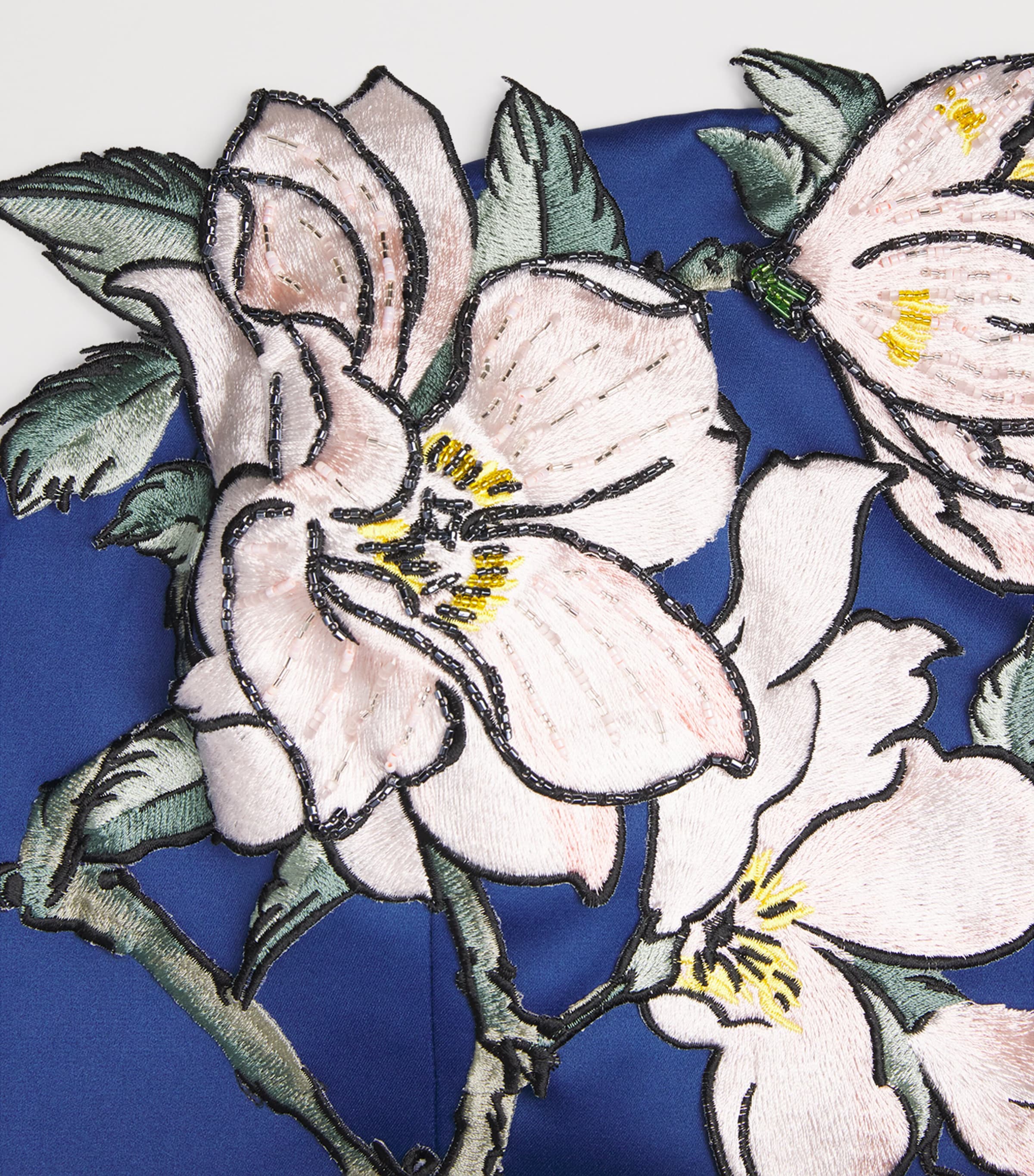 Floral Appliqué Zaria Mini Dress MIDNIGHT BLUE Image 5