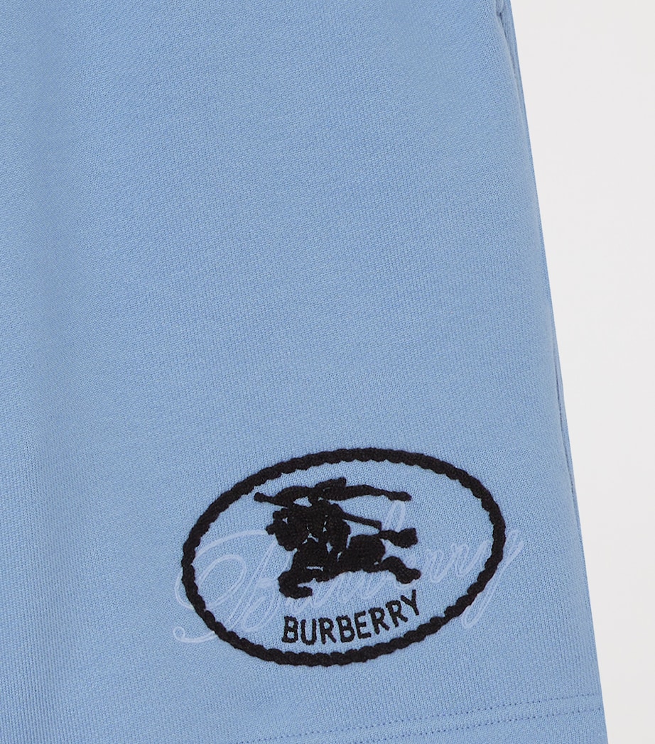 Burberry Mens EKD Stamp Sweatshorts Cornflower Blue Image 4