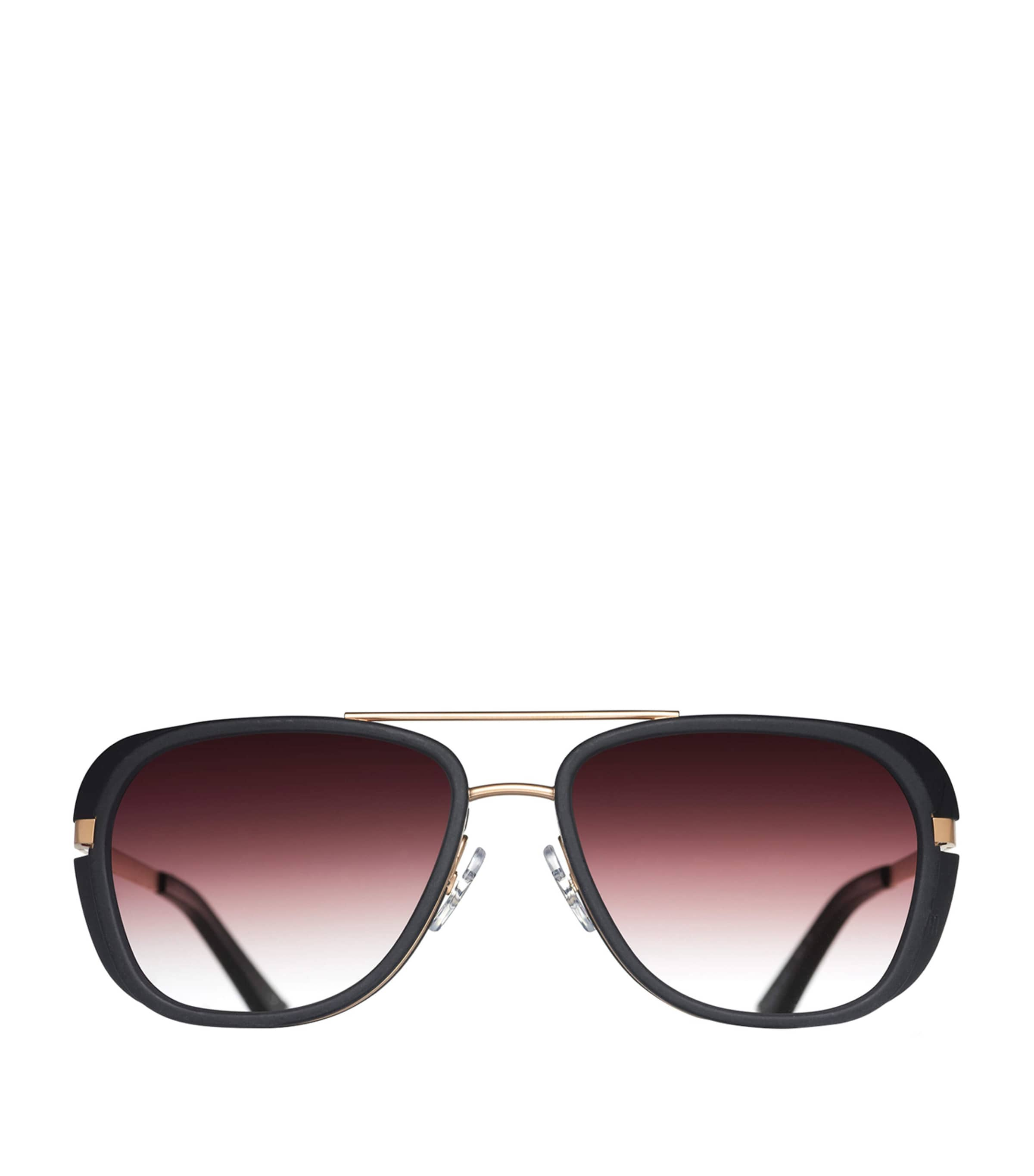 Matsuda Cross-bar Sunglasses In Gold