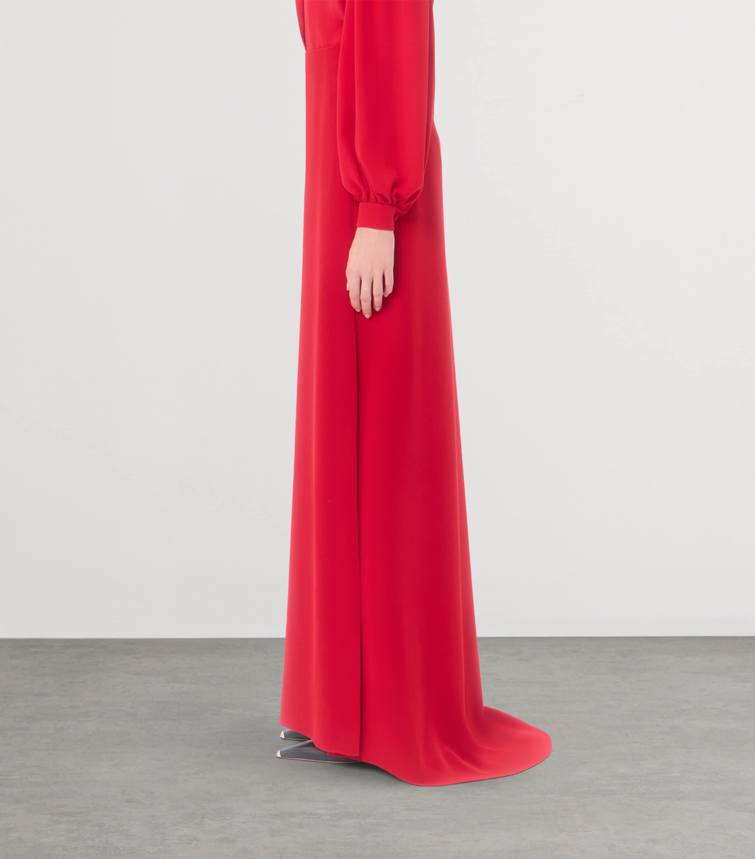 Valentino Womens Silk Maxi Skirt Image 4