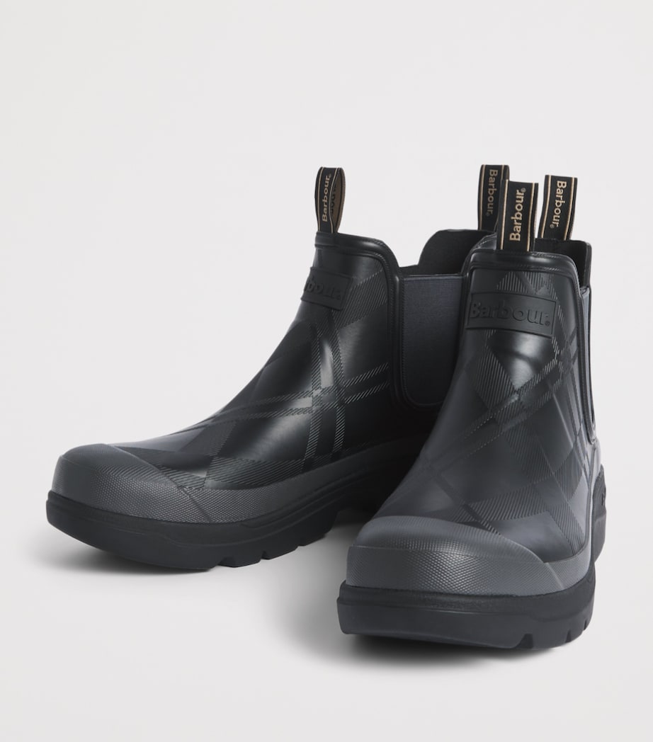 Barbour Breacon Chelsea Ankle Wellington Boots Black/dark Grey Image 2