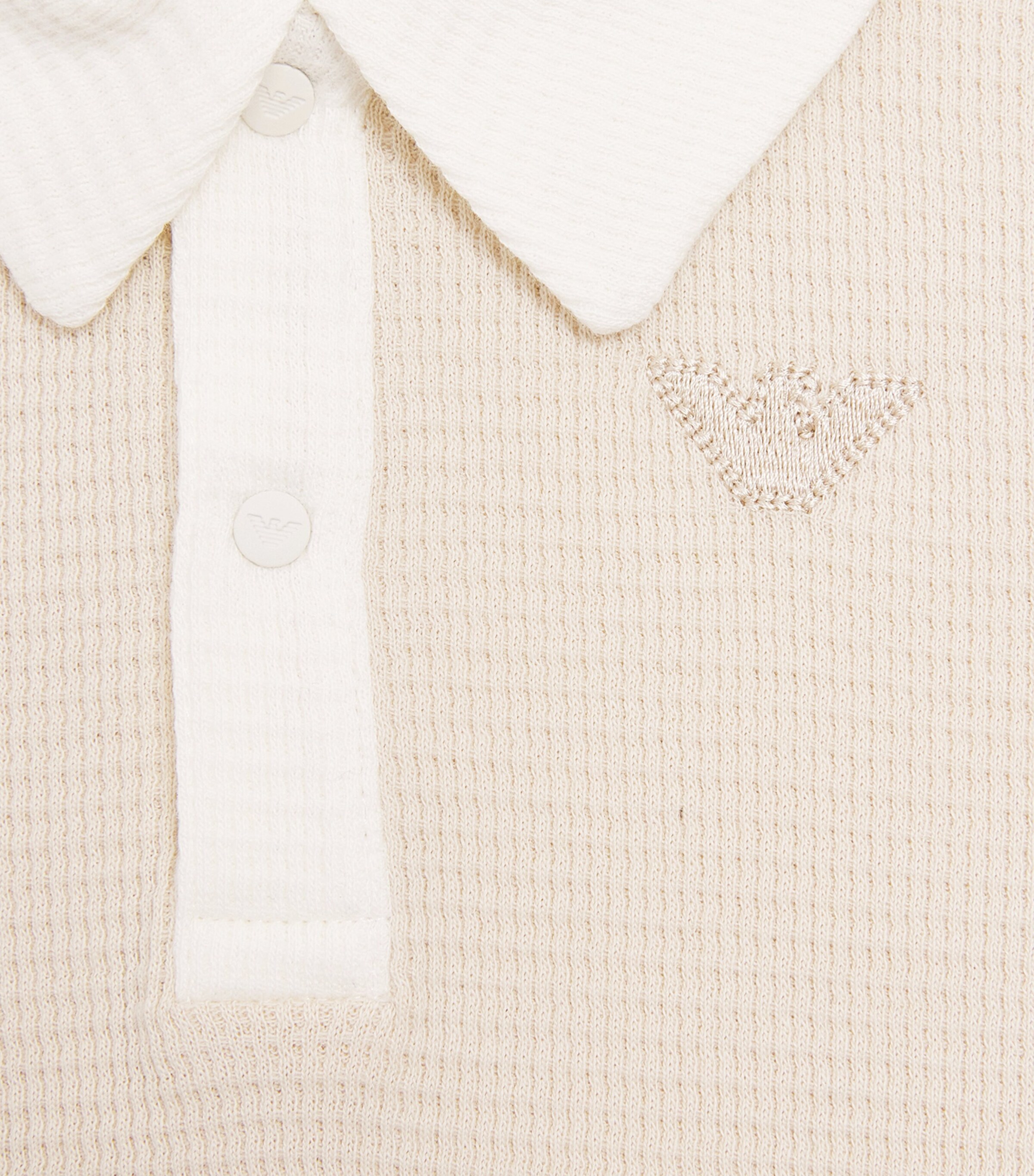 Cotton Polo Shirt (6-36 Months) FRENCH OAK Image 3