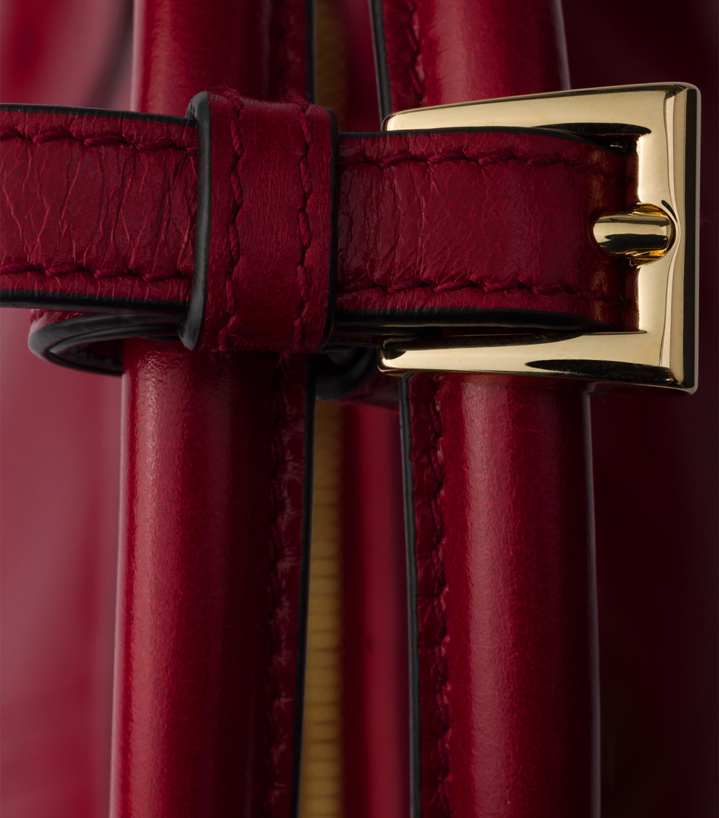 Prada Medium Leather Bonnie Shoulder Bag Red Image 7