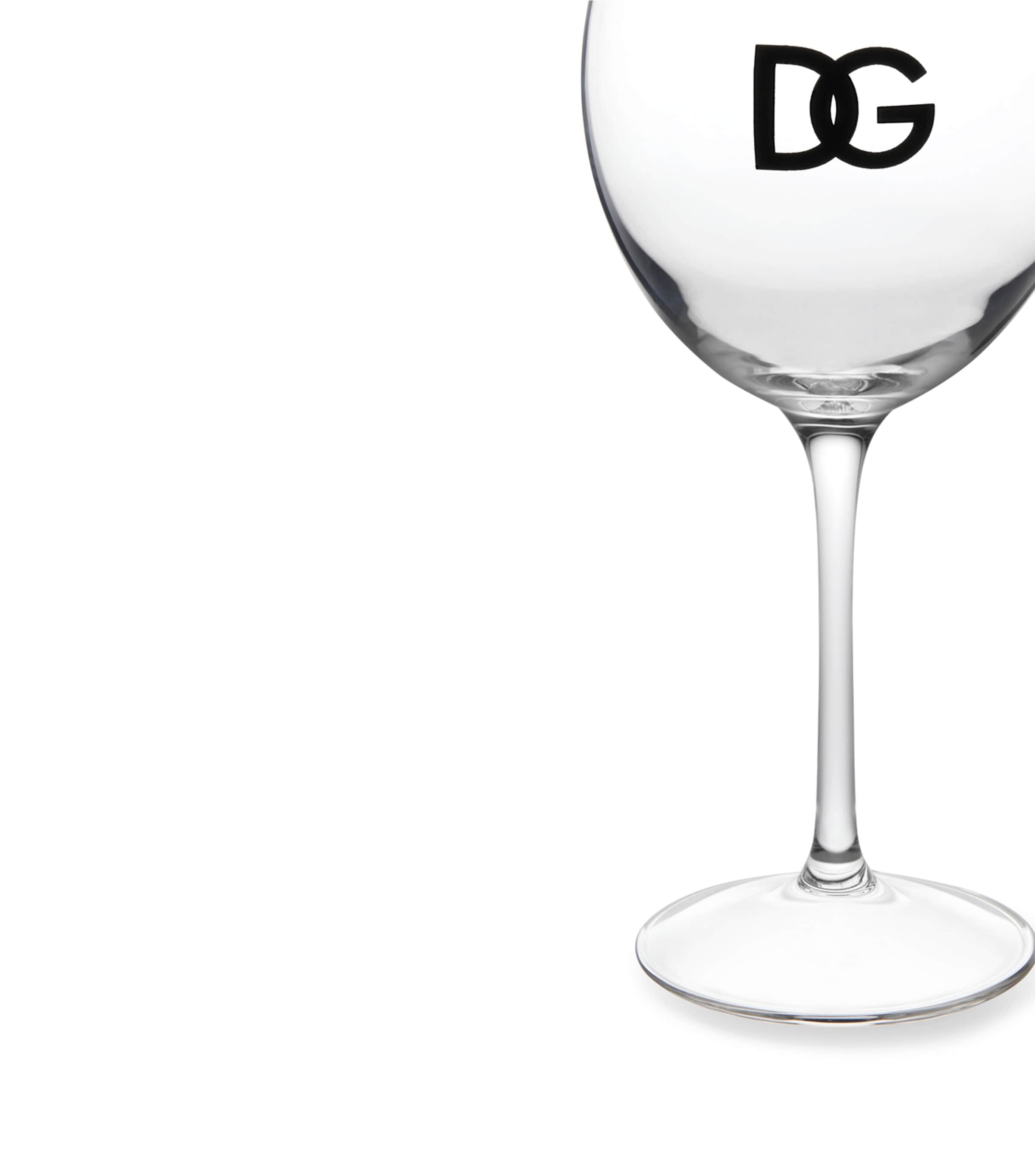 Set of 2 DG Millennials Logo Wine Glasses U0058 TRASPARENTE/DG Image 4