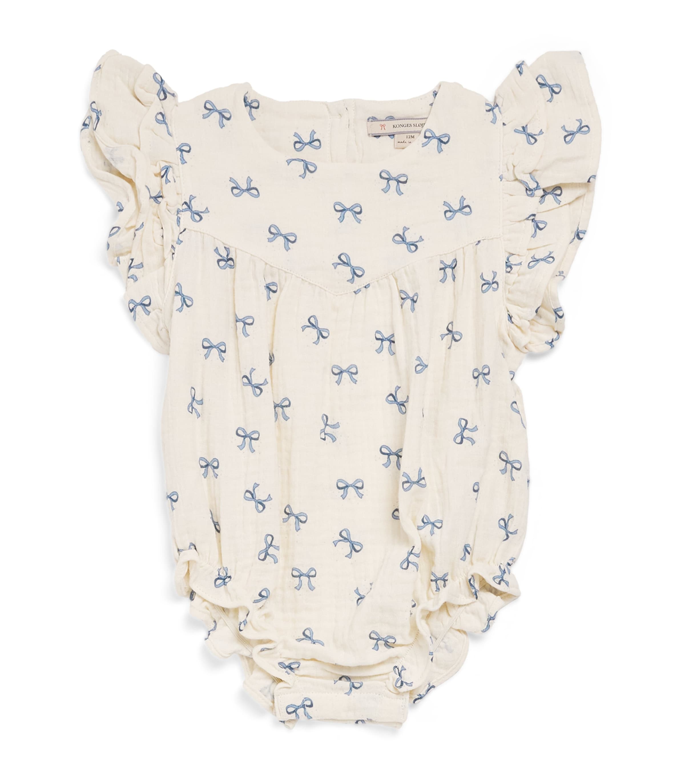 Konges Slojd Organic Cotton Coco Bodysuit In Neutral