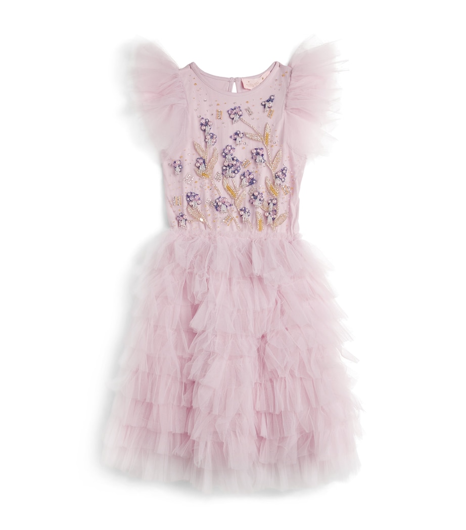 Embellished Lavender Love Dress (2-11 Years) ORCHID ICE Image 1