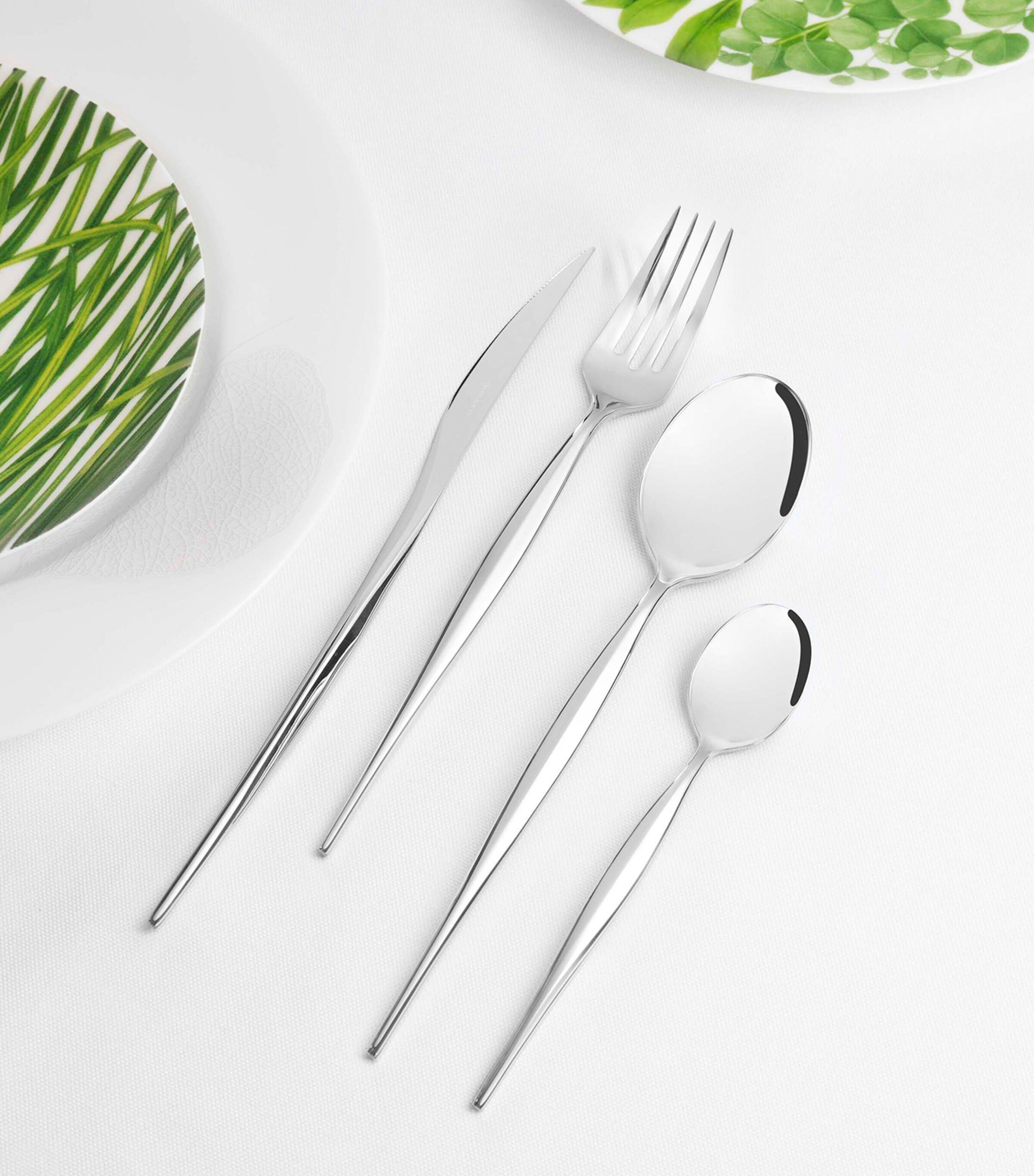 Stainless Steel Natura 75-Piece Cutlery Set STEEL Image 3