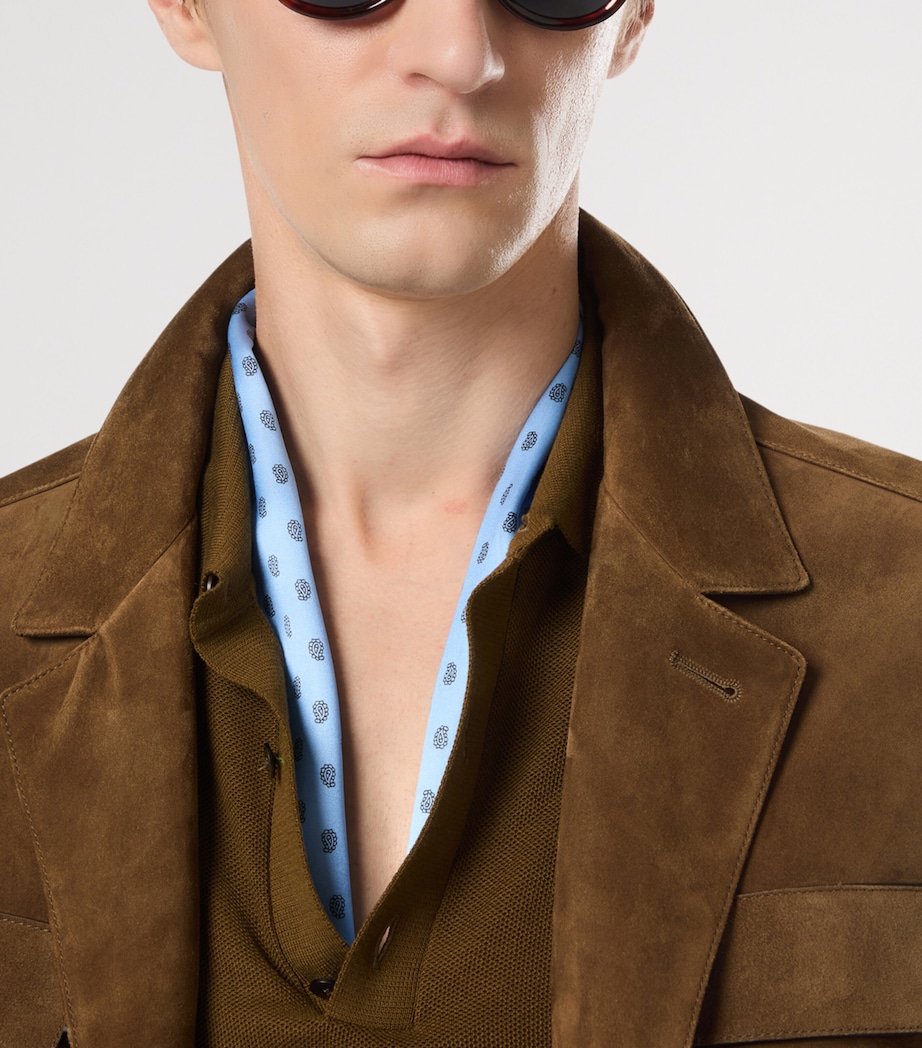 Silk Printed Scarf UAV Image 3